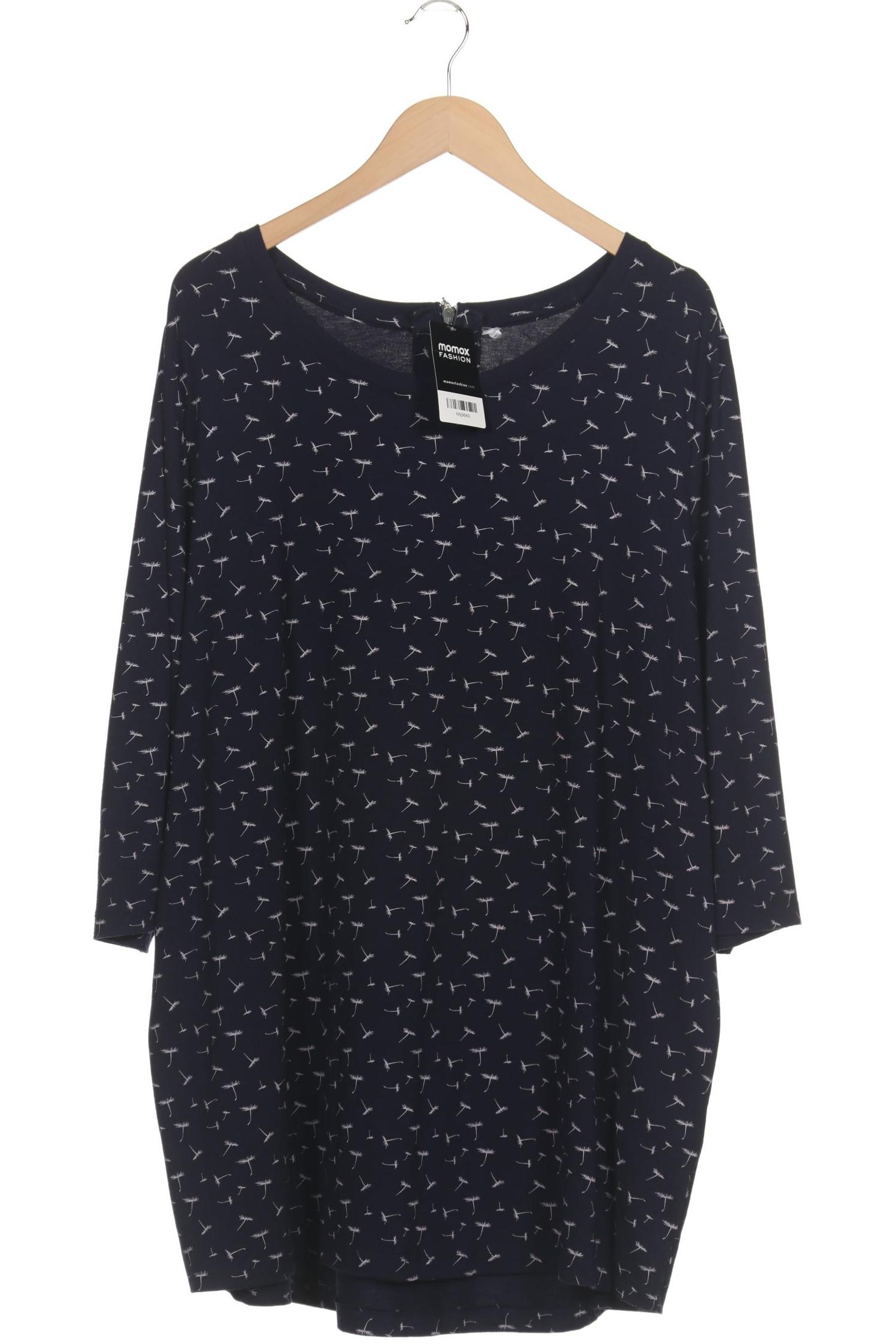 

sheego Damen Langarmshirt, marineblau, Gr. 48