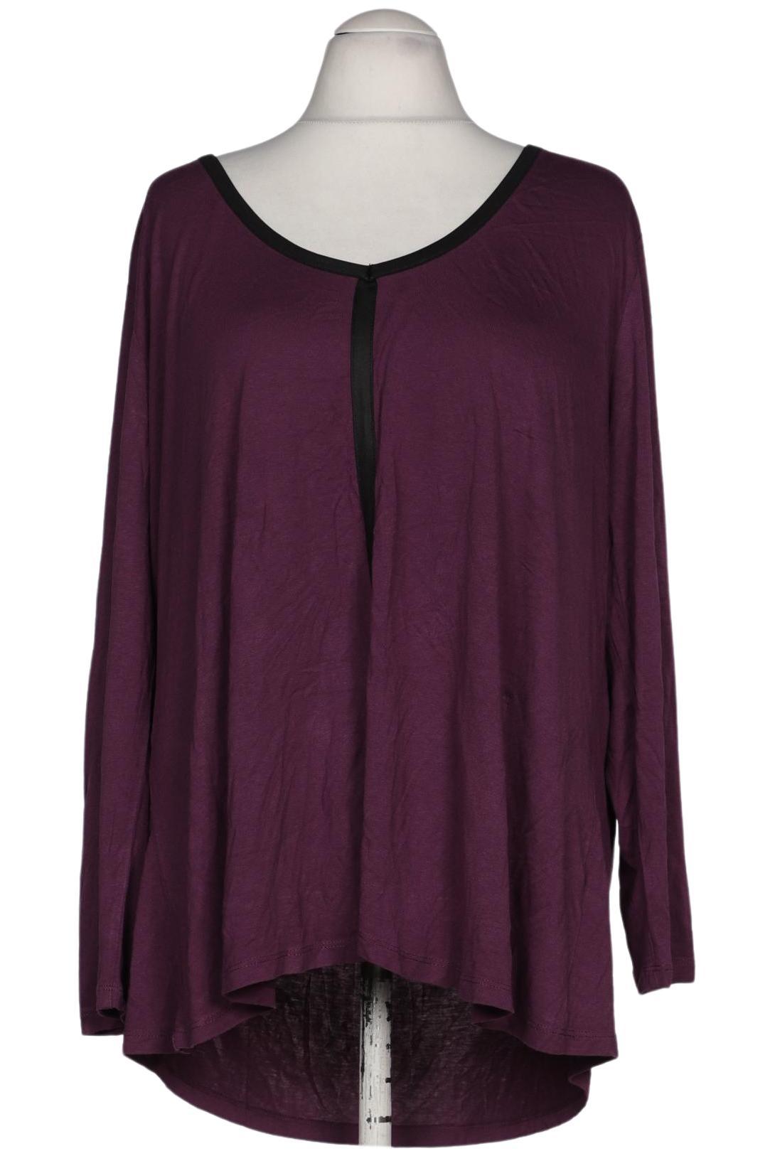 

sheego Damen Langarmshirt, flieder, Gr. 56