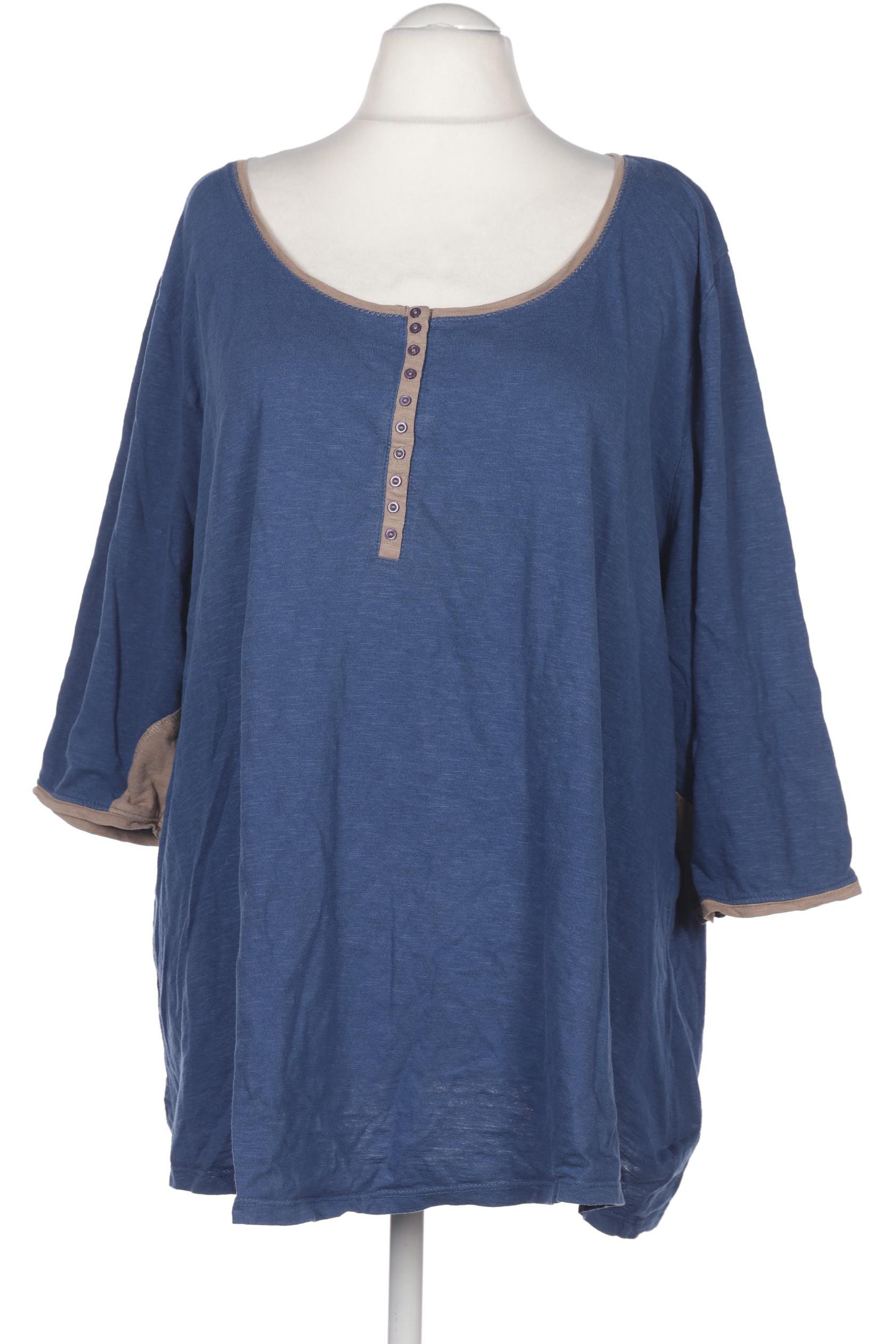 

sheego Damen Langarmshirt, blau