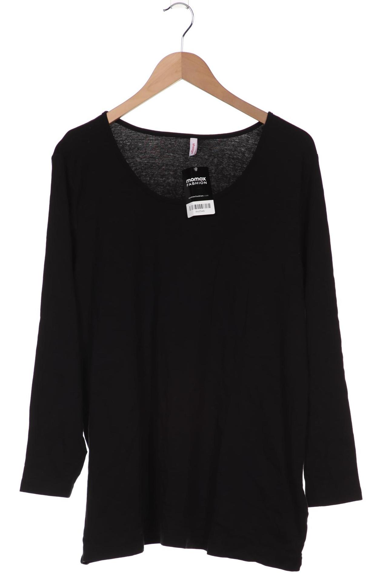 

sheego Damen Langarmshirt, schwarz