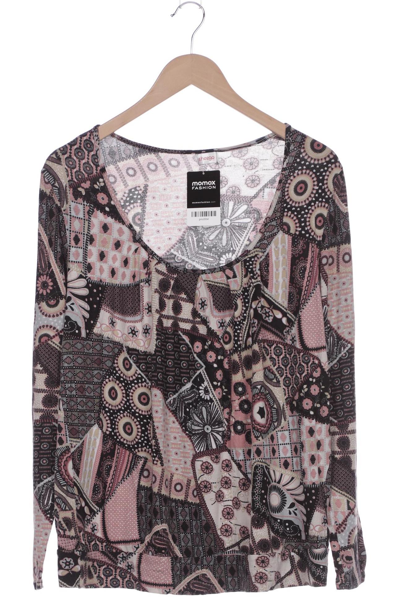 

sheego Damen Langarmshirt, mehrfarbig, Gr. 44