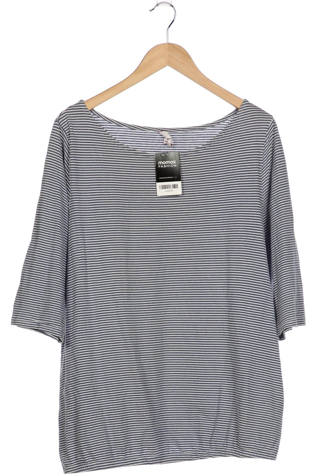

sheego Damen Langarmshirt, blau, Gr. 48