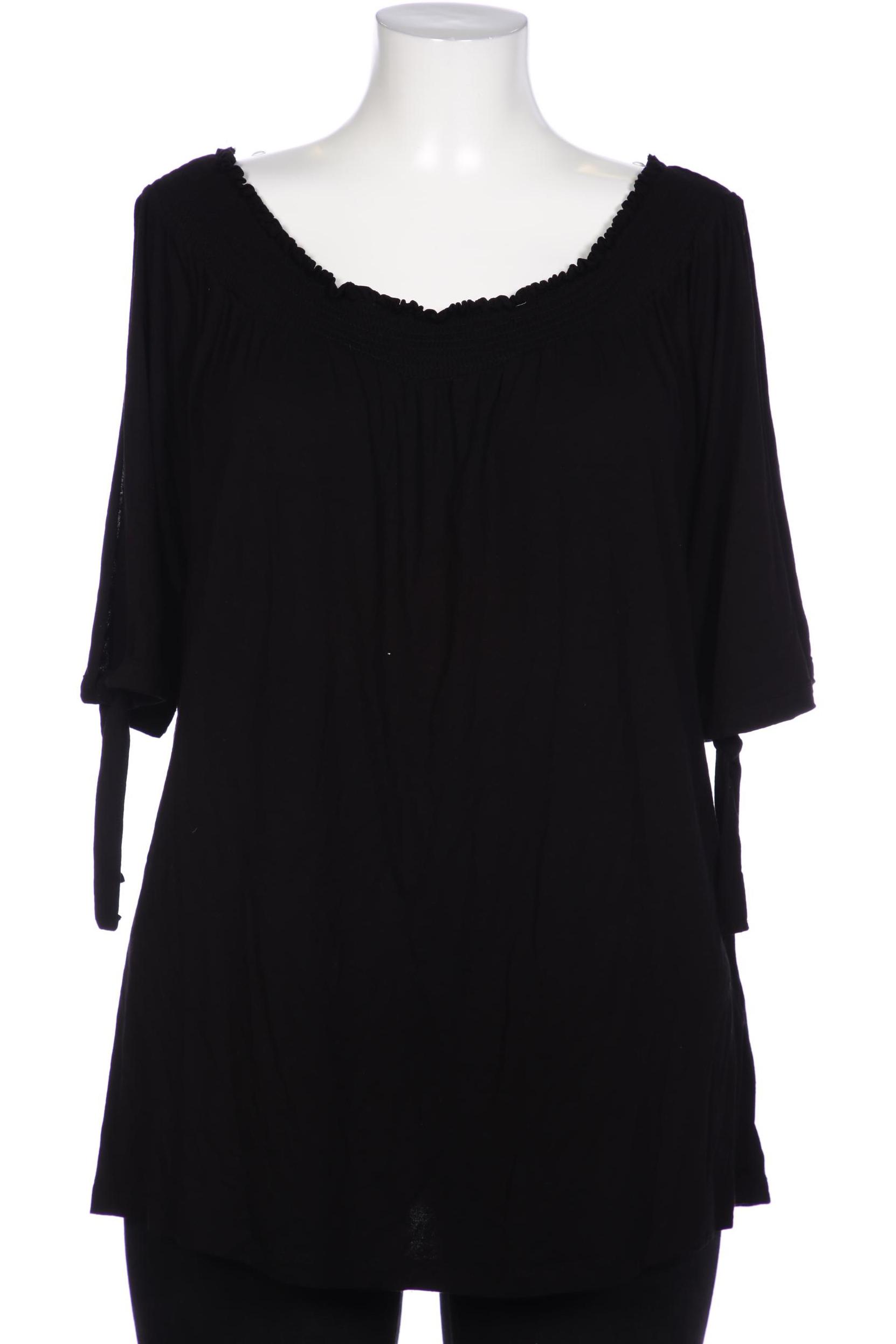 

sheego Damen Langarmshirt, schwarz