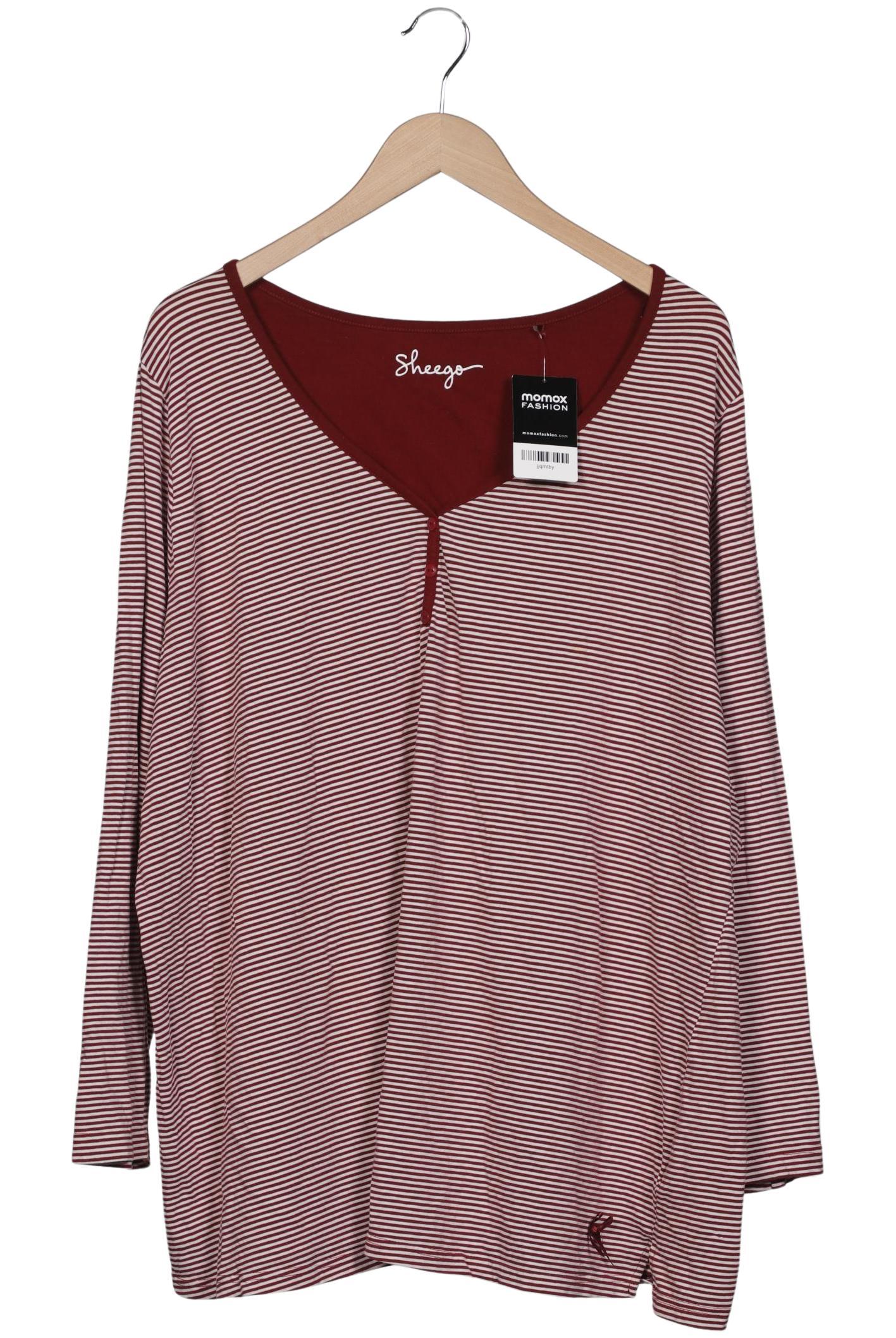 

sheego Damen Langarmshirt, mehrfarbig, Gr. 52