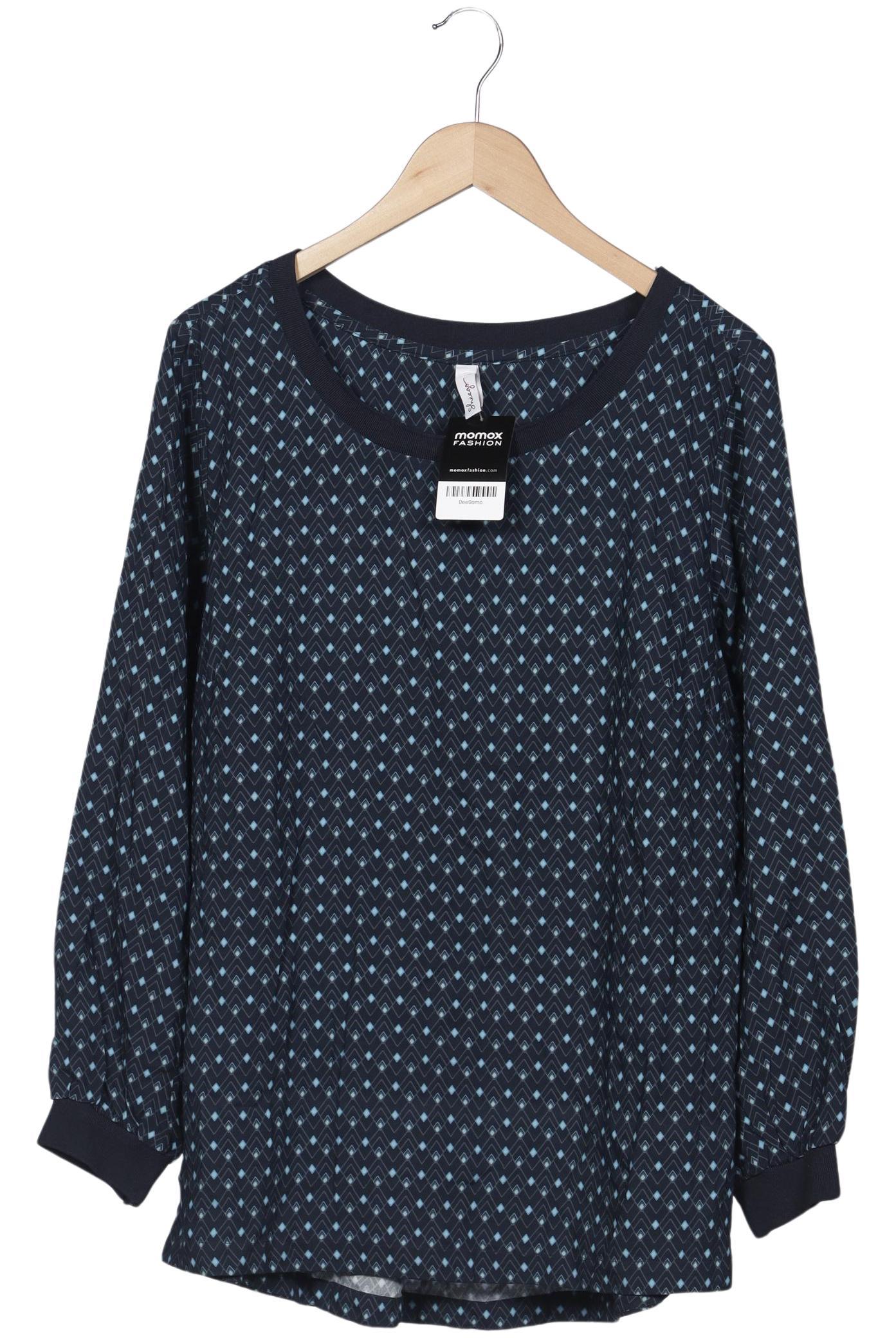

sheego Damen Langarmshirt, marineblau, Gr. 44
