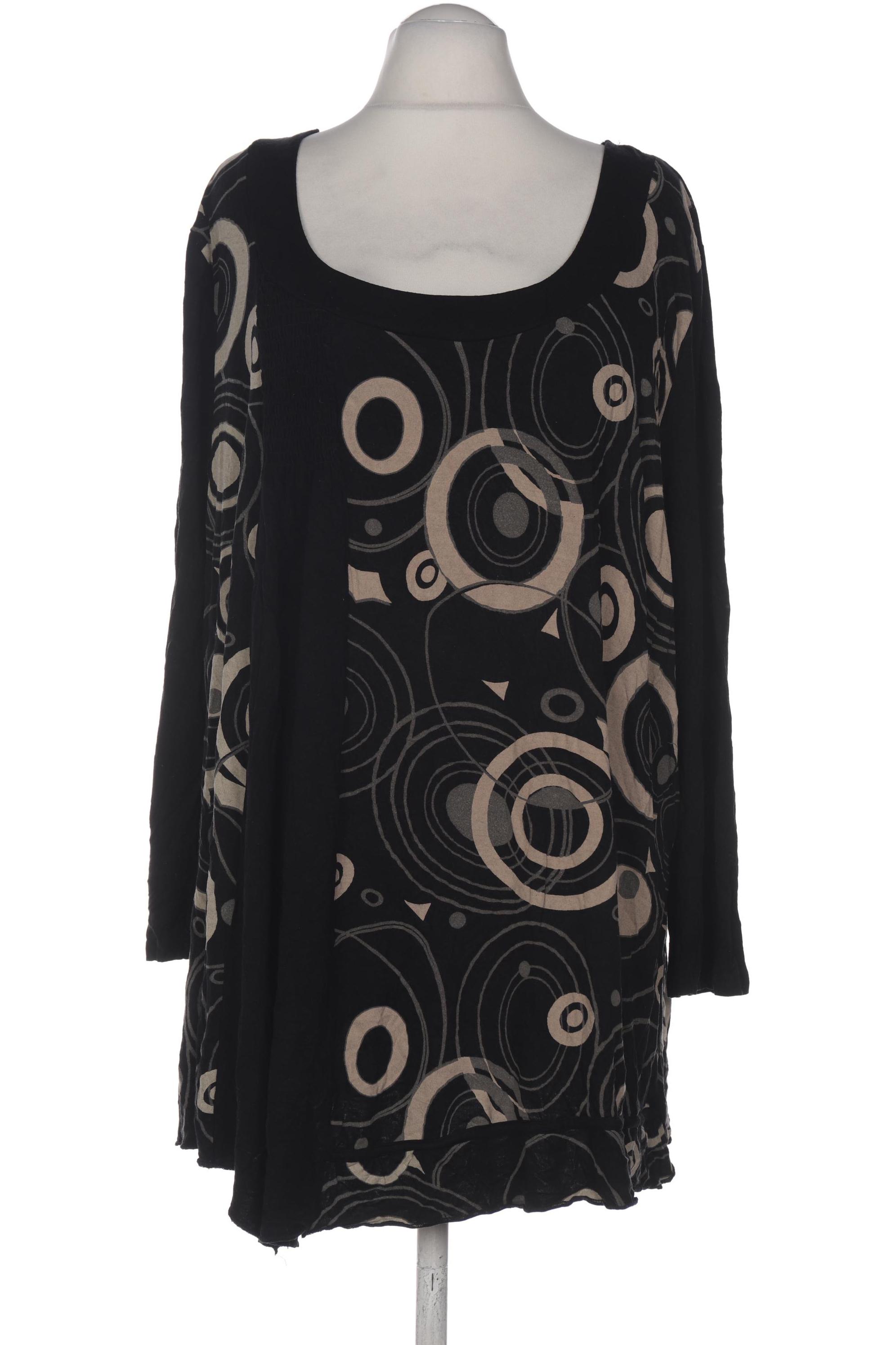 

sheego Damen Langarmshirt, schwarz, Gr. 56