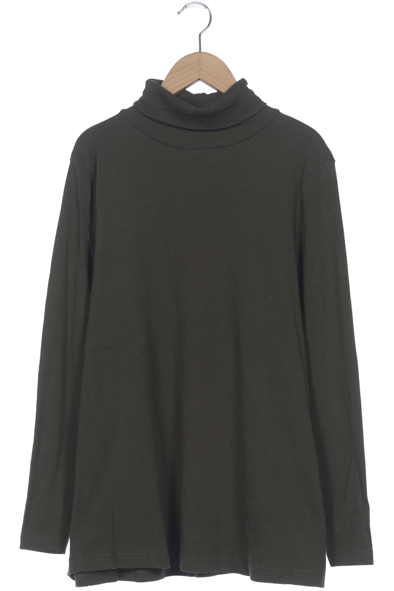 

sheego Damen Langarmshirt, grün, Gr. 40
