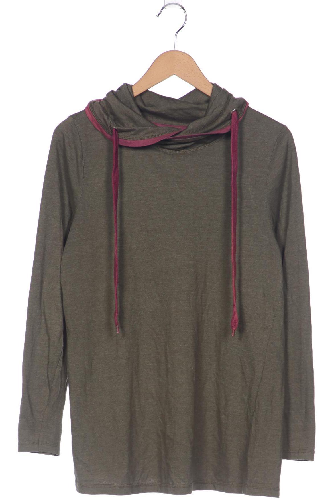 

sheego Damen Langarmshirt, grün, Gr. 38