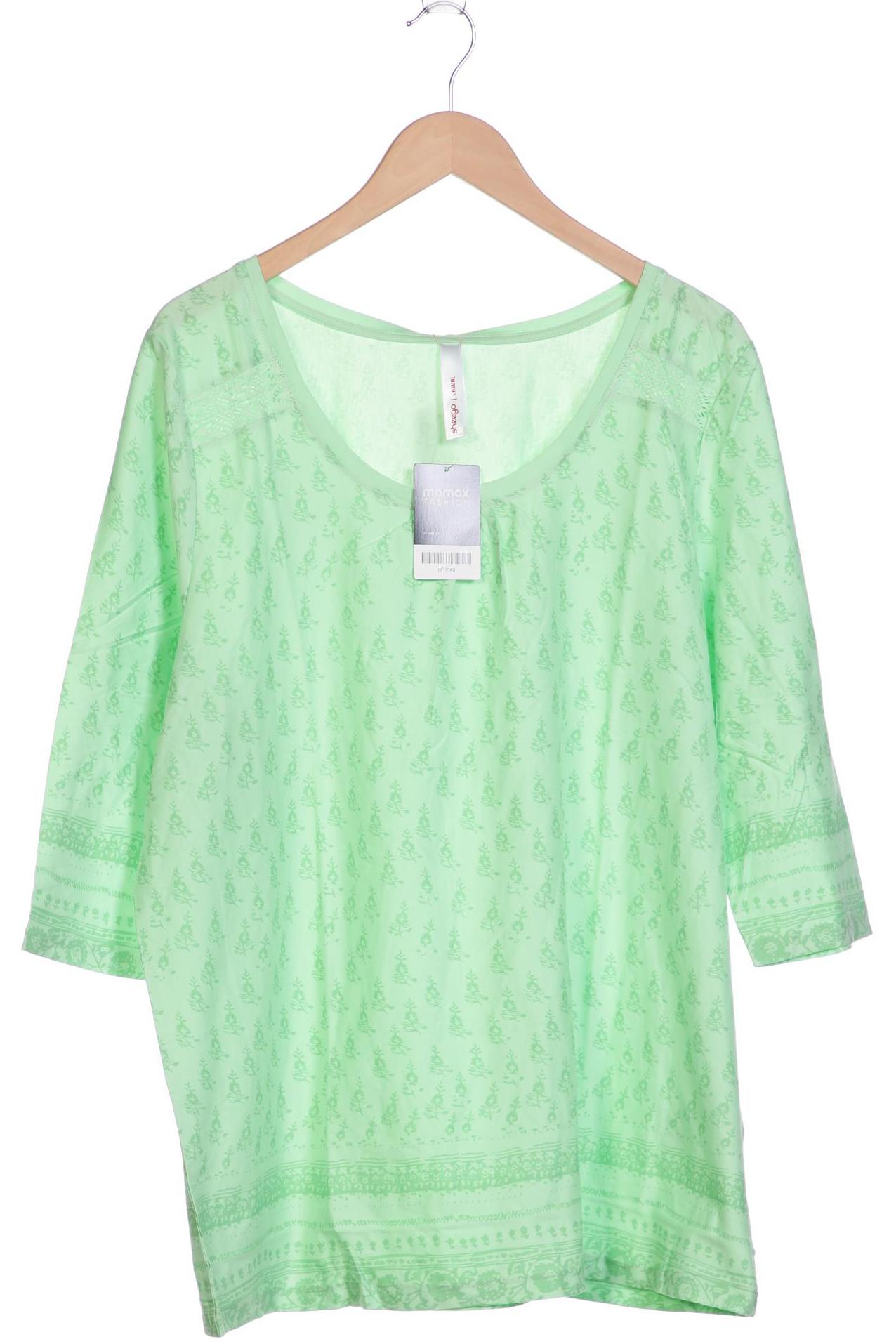 

sheego Damen Langarmshirt, grün