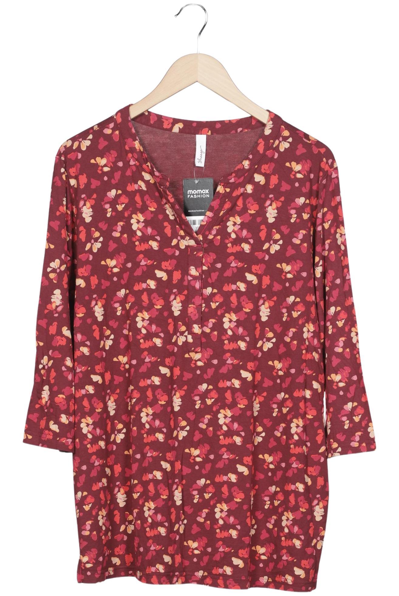 

sheego Damen Langarmshirt, rot, Gr. 44