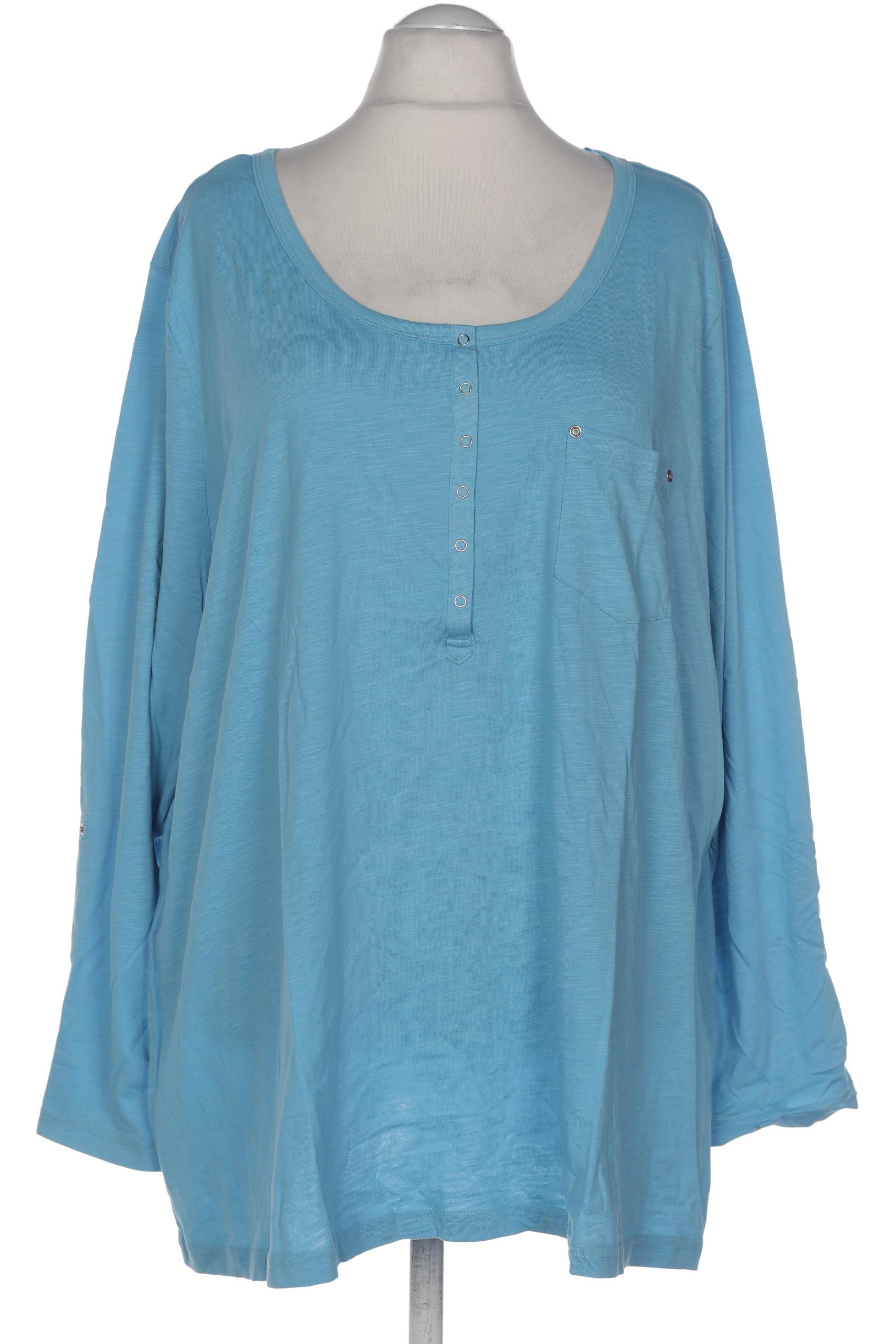 

sheego Damen Langarmshirt, hellblau
