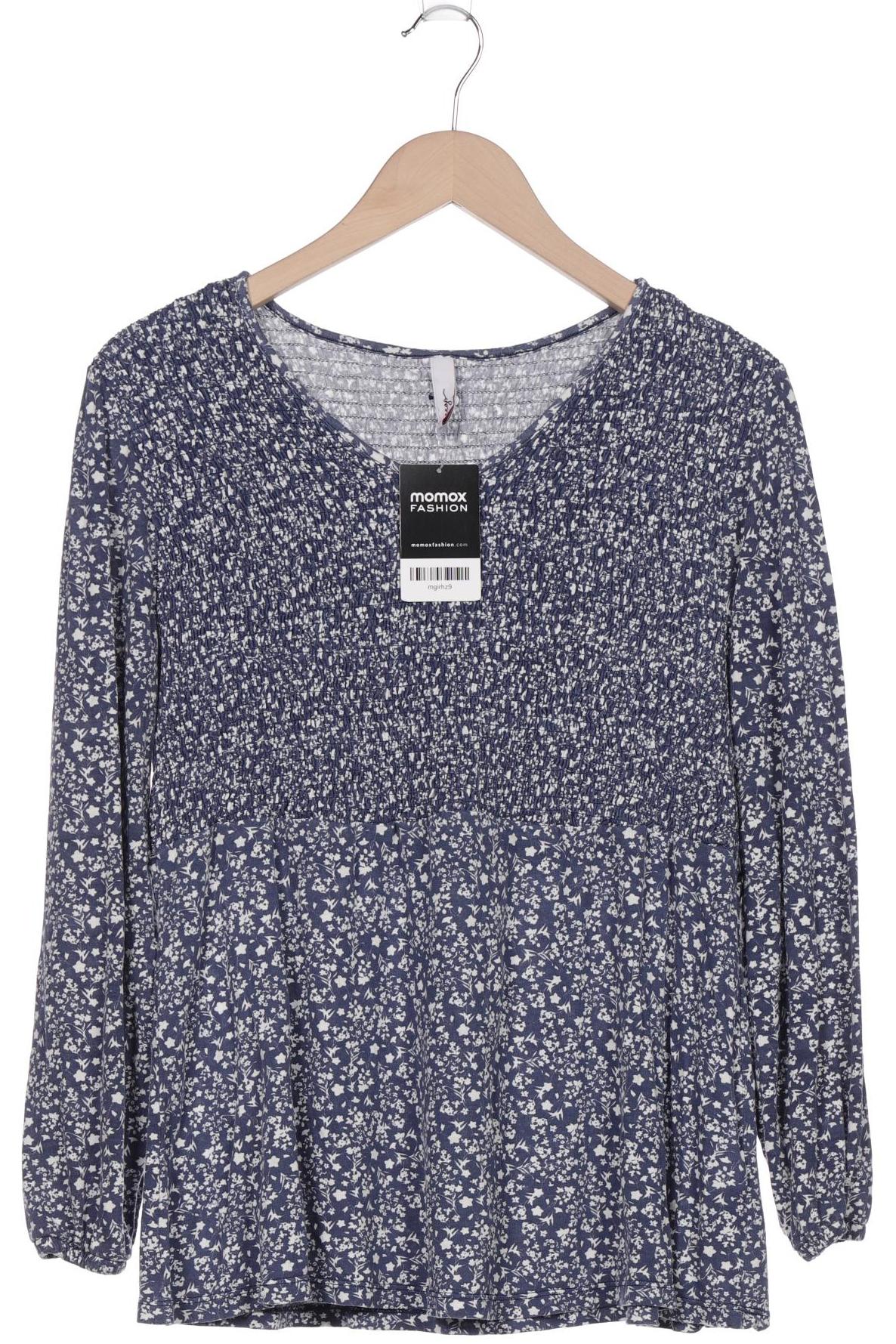 

sheego Damen Langarmshirt, blau