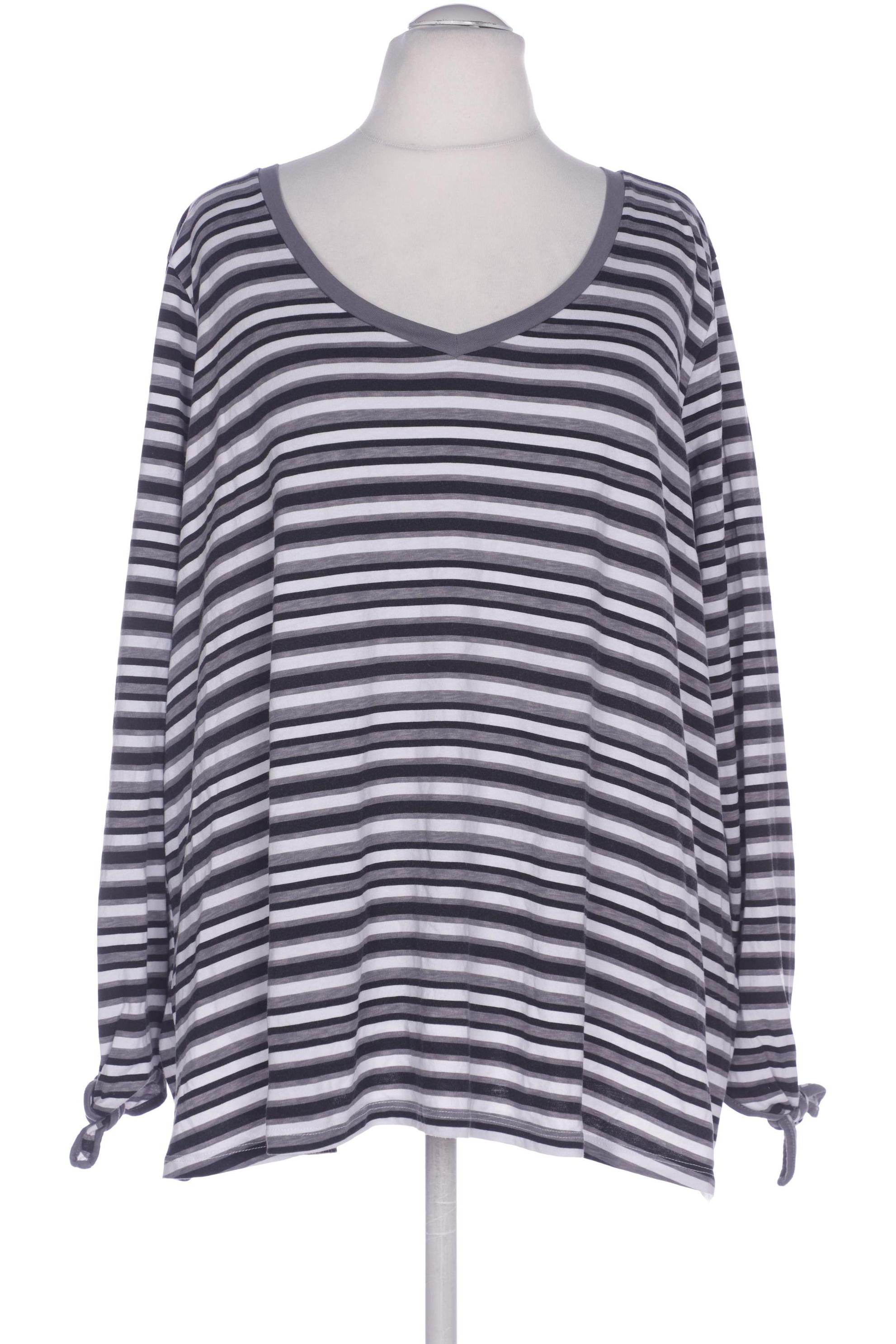 

sheego Damen Langarmshirt, grau
