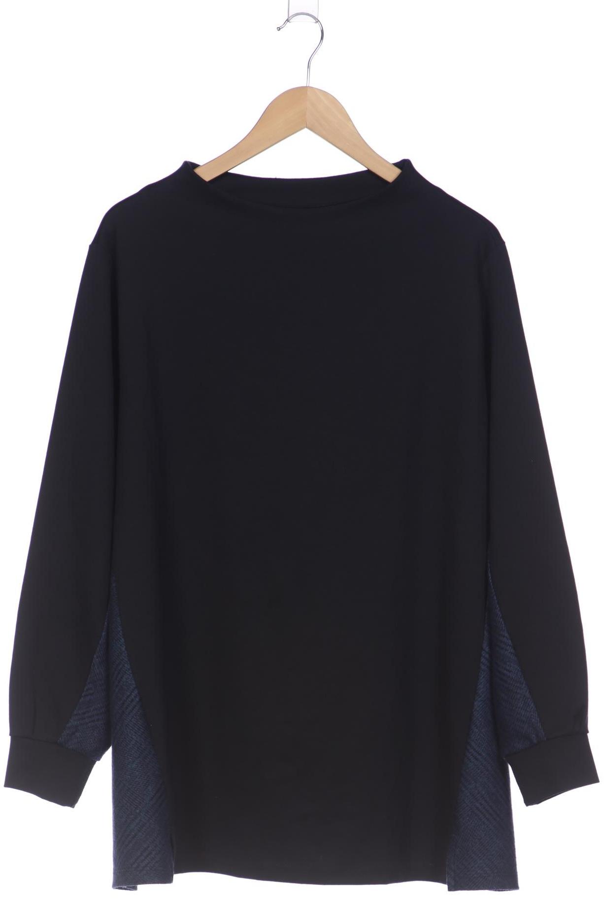 

sheego Damen Langarmshirt, marineblau, Gr. 52