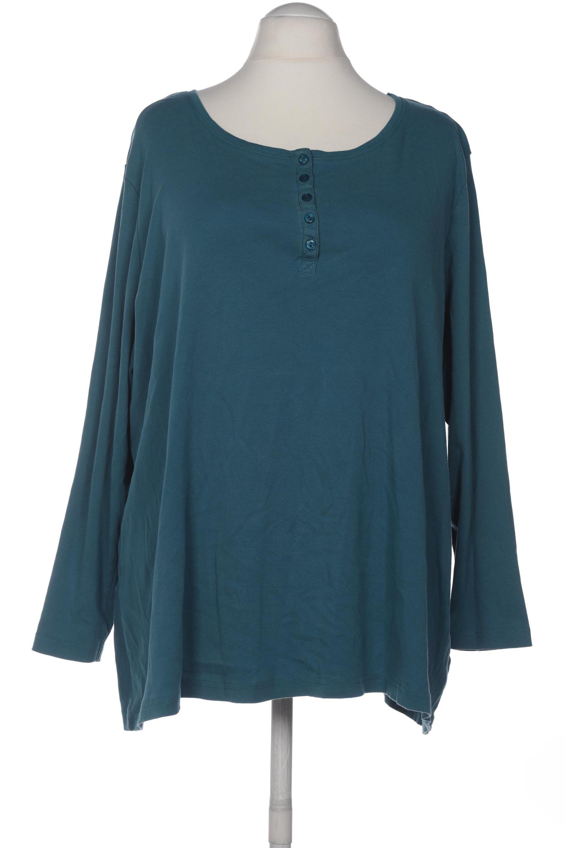 

sheego Damen Langarmshirt, blau