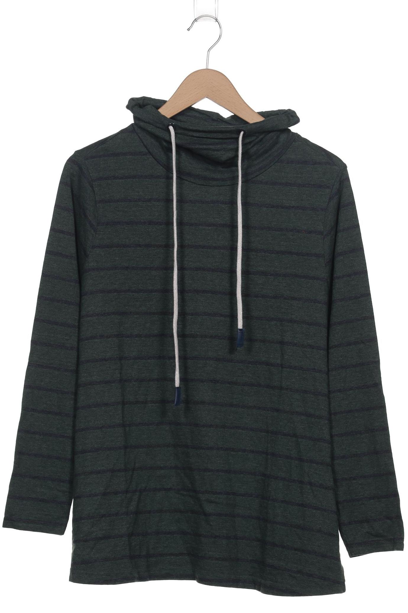 

sheego Damen Langarmshirt, grün, Gr. 44