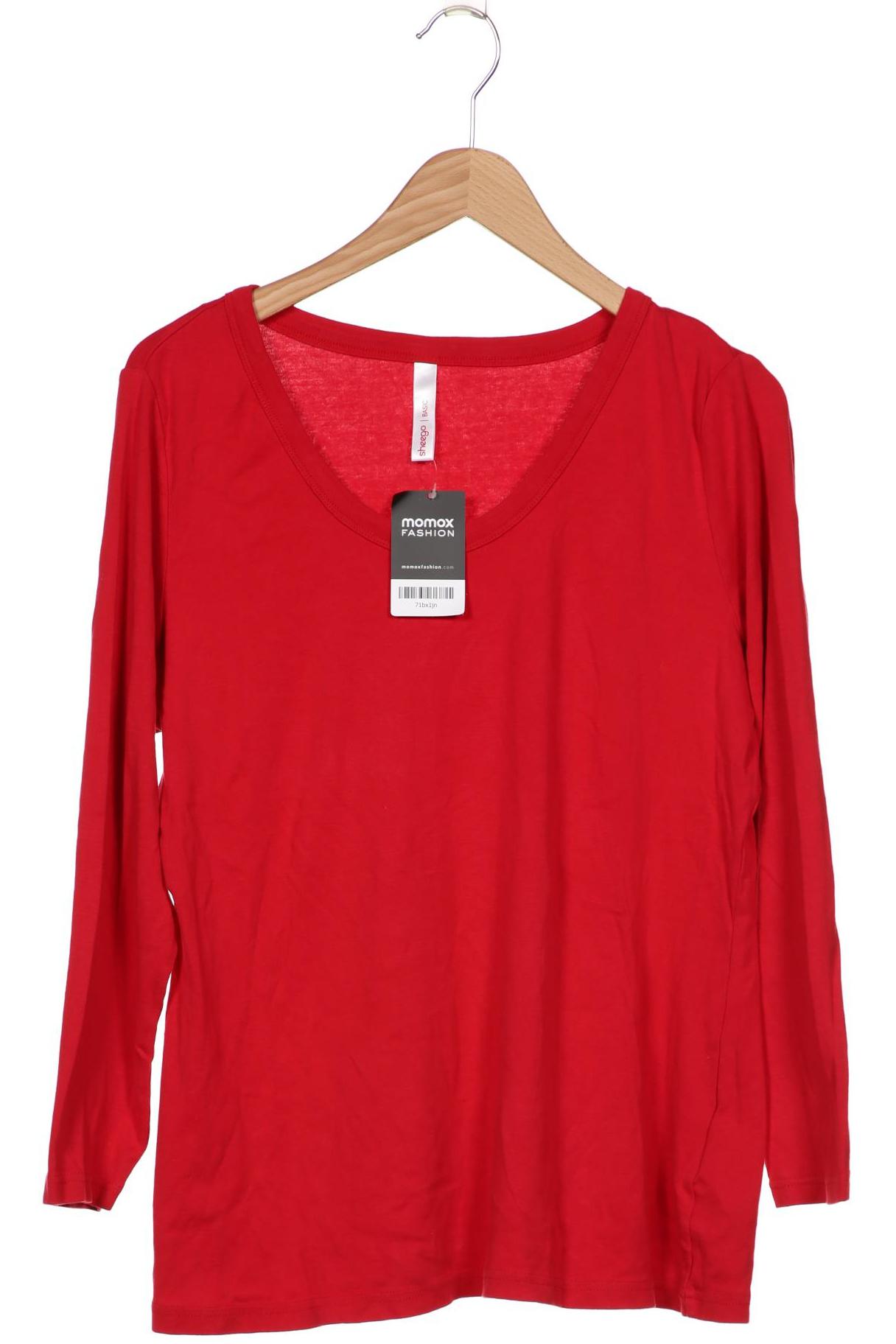 

sheego Damen Langarmshirt, rot