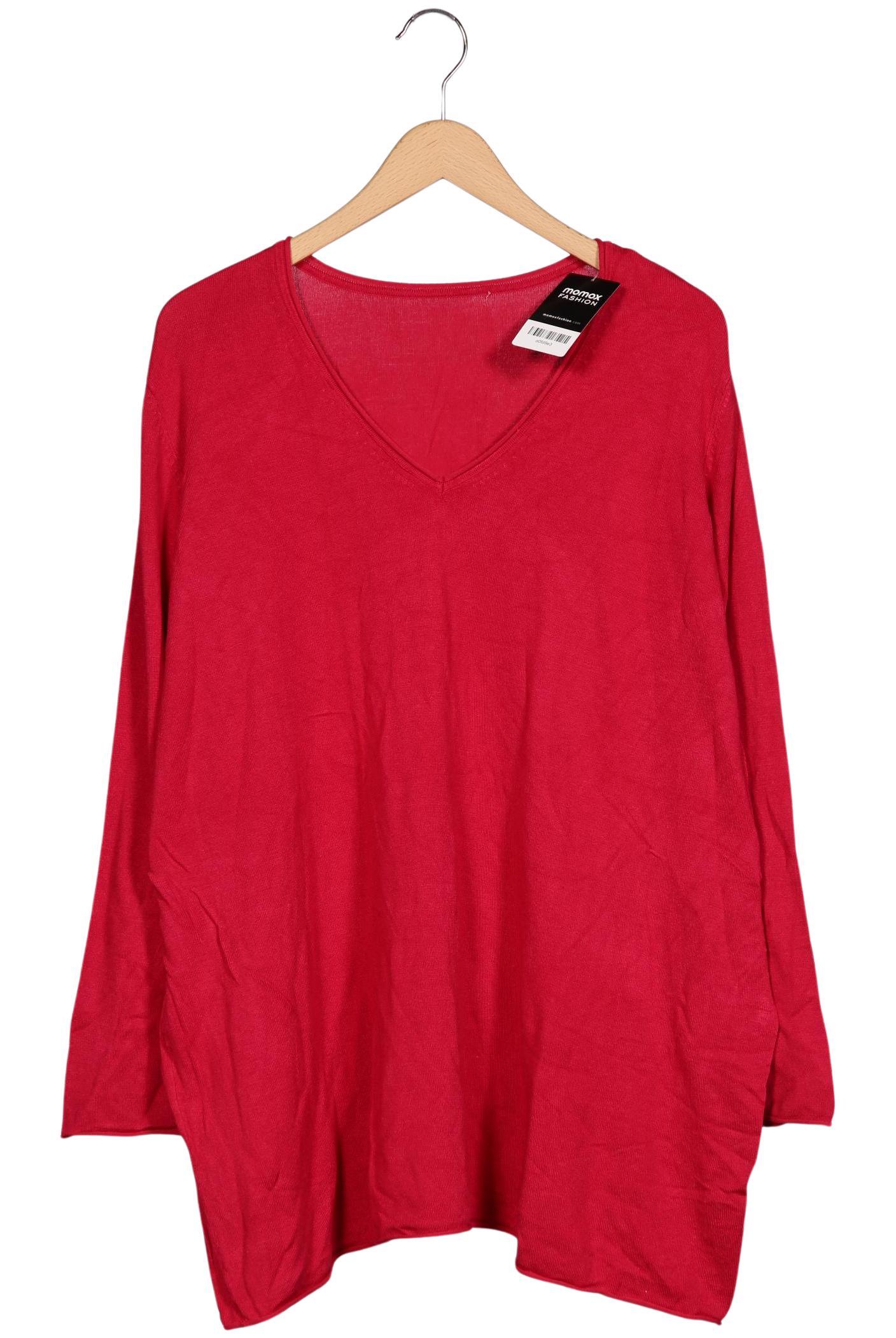 

sheego Damen Langarmshirt, pink, Gr. 56