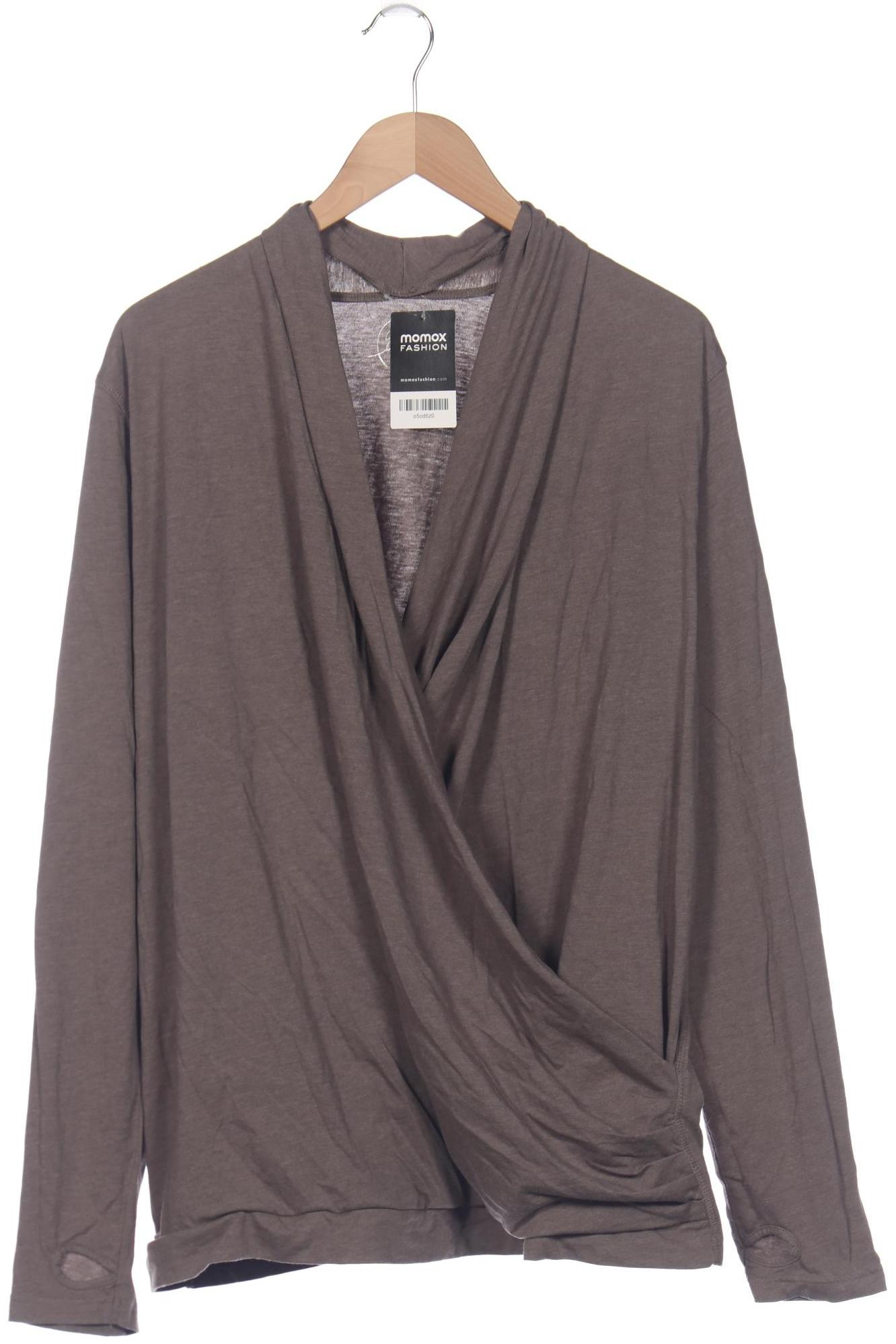 

sheego Damen Langarmshirt, grau, Gr. 48
