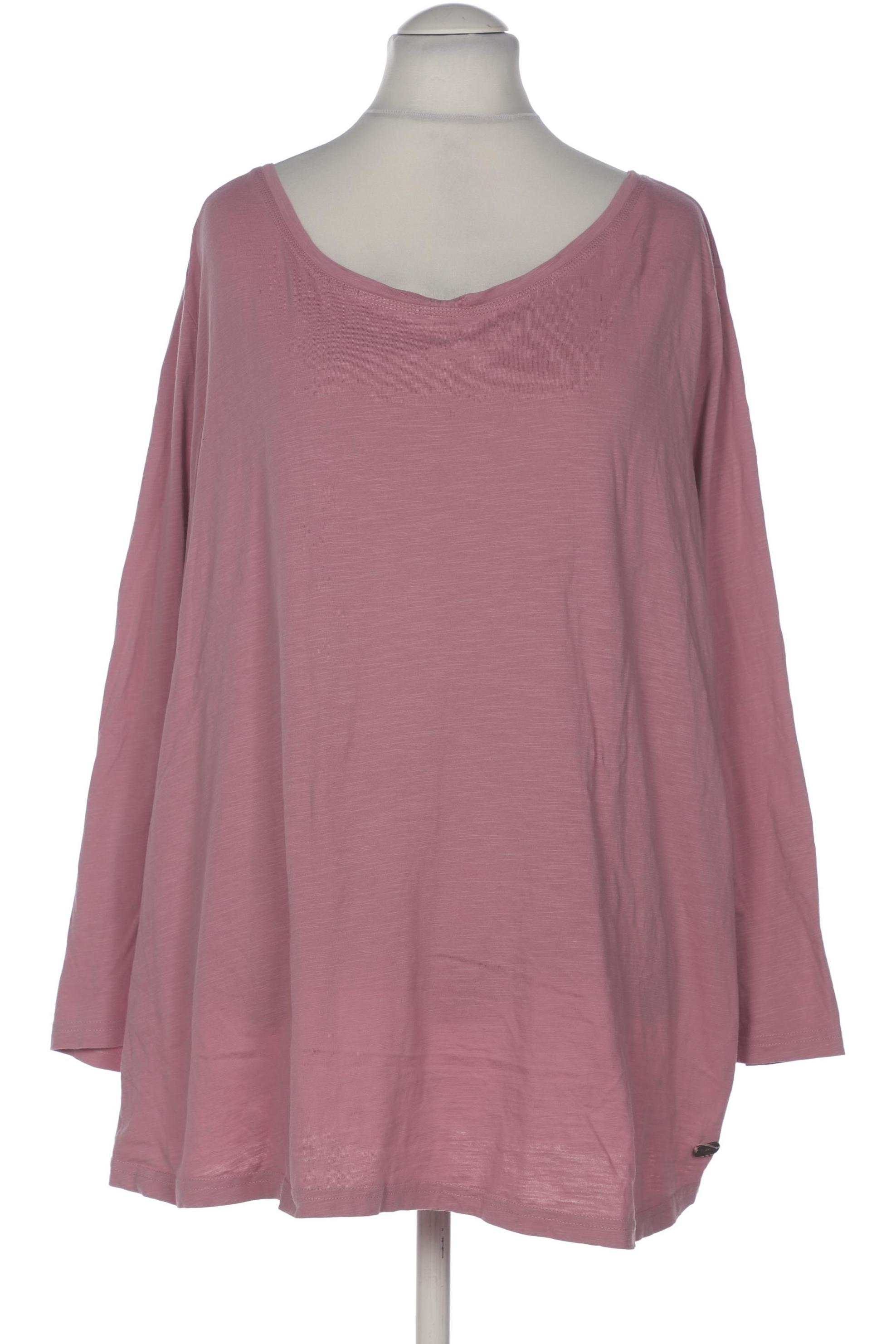 

sheego Damen Langarmshirt, pink, Gr. 56