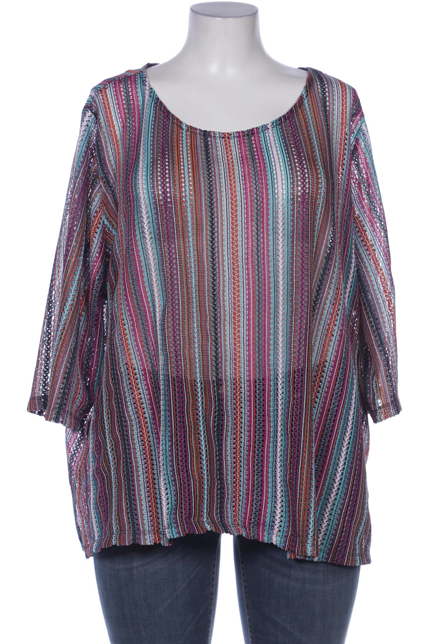 

sheego Damen Langarmshirt, mehrfarbig, Gr. 52