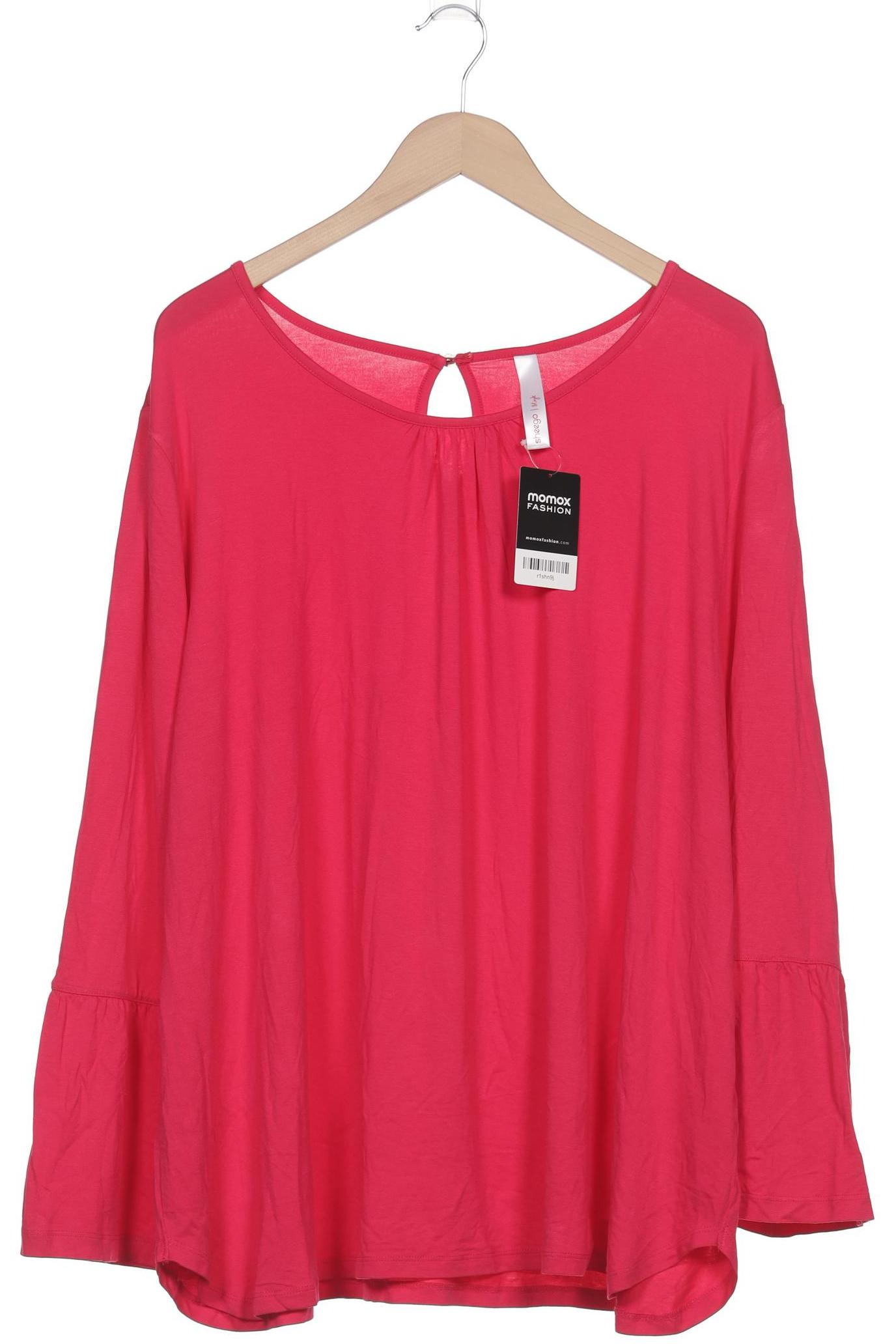 

sheego Damen Langarmshirt, pink, Gr. 52