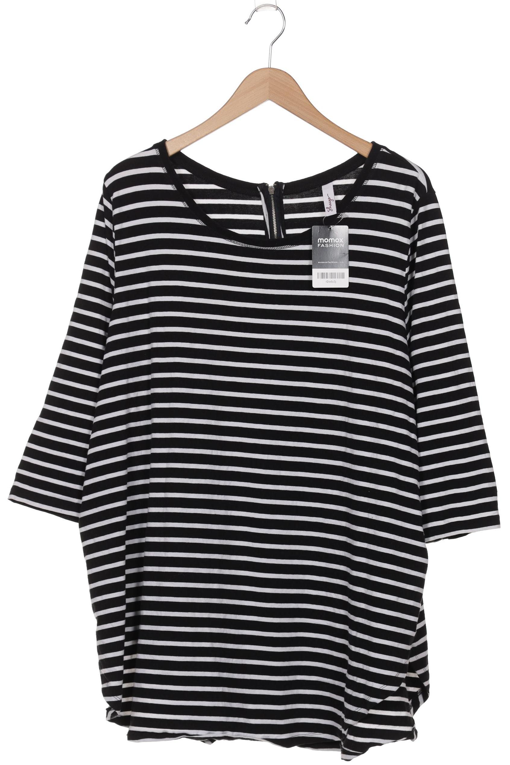 

sheego Damen Langarmshirt, schwarz, Gr. 48