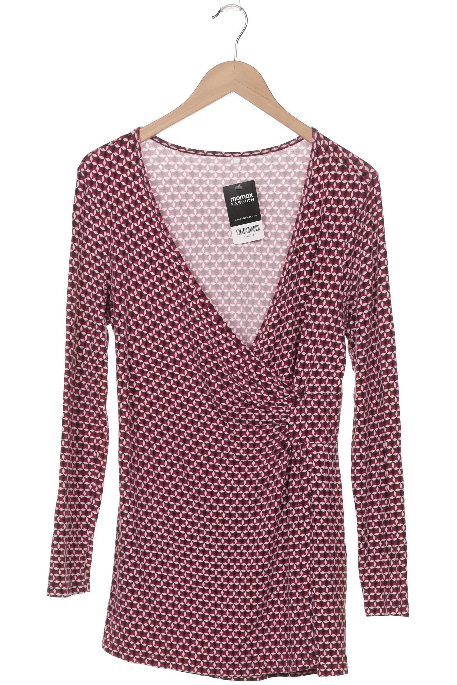 

sheego Damen Langarmshirt, bordeaux, Gr. 42