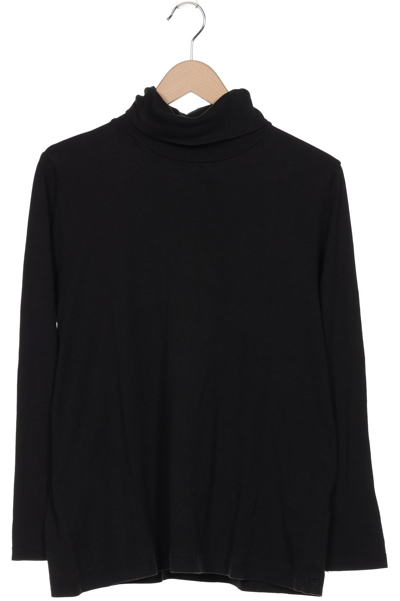 

sheego Damen Langarmshirt, schwarz, Gr. 44