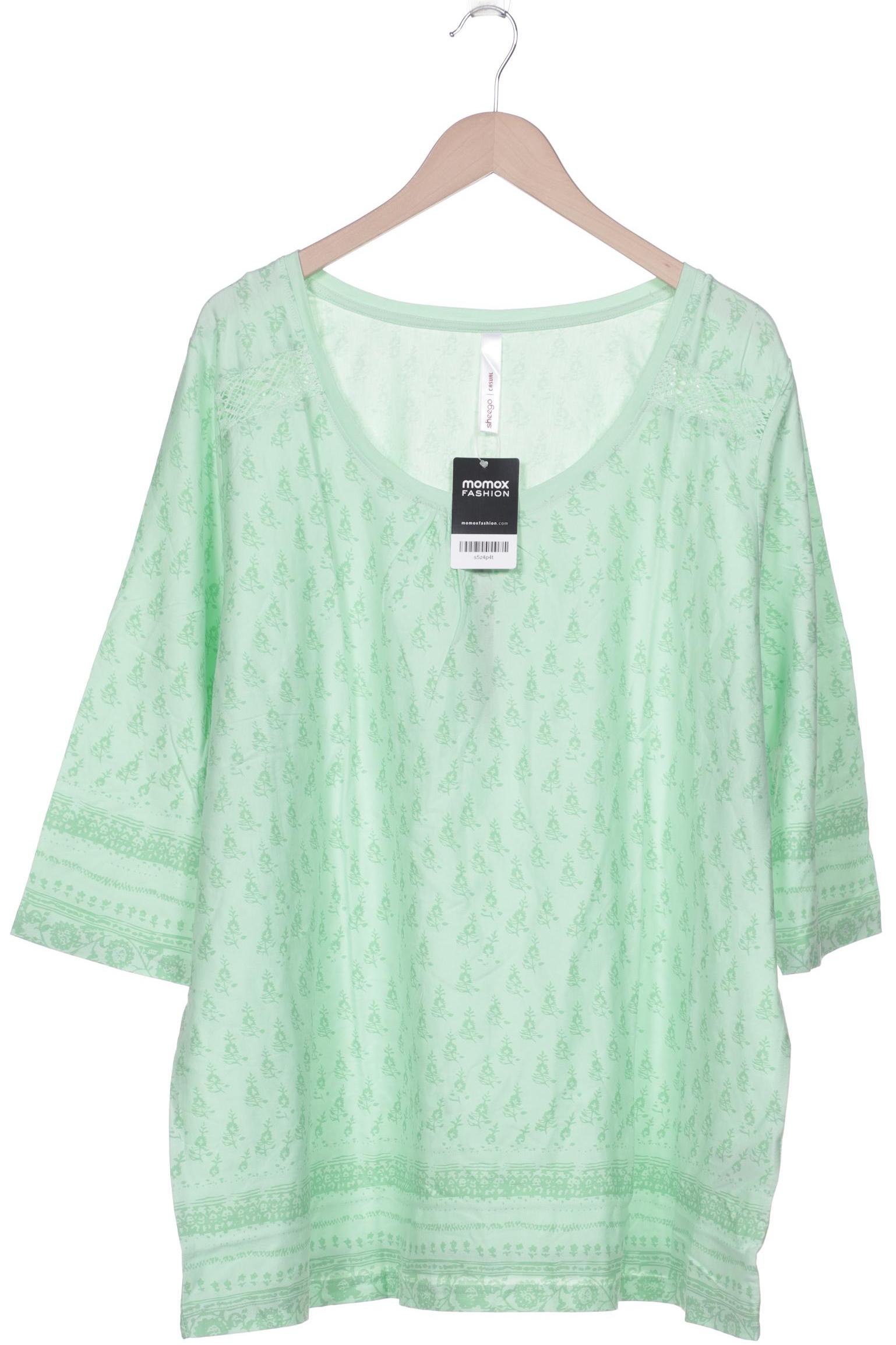 

sheego Damen Langarmshirt, hellgrün