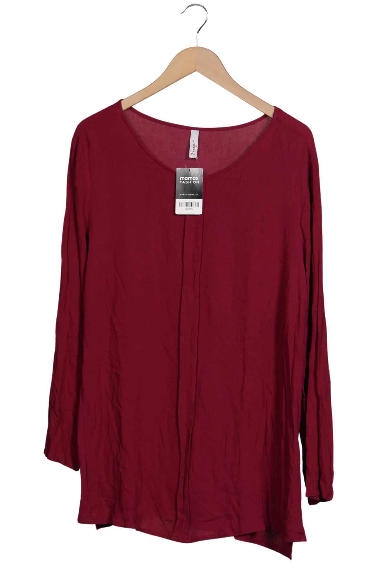 

sheego Damen Langarmshirt, pink, Gr. 48