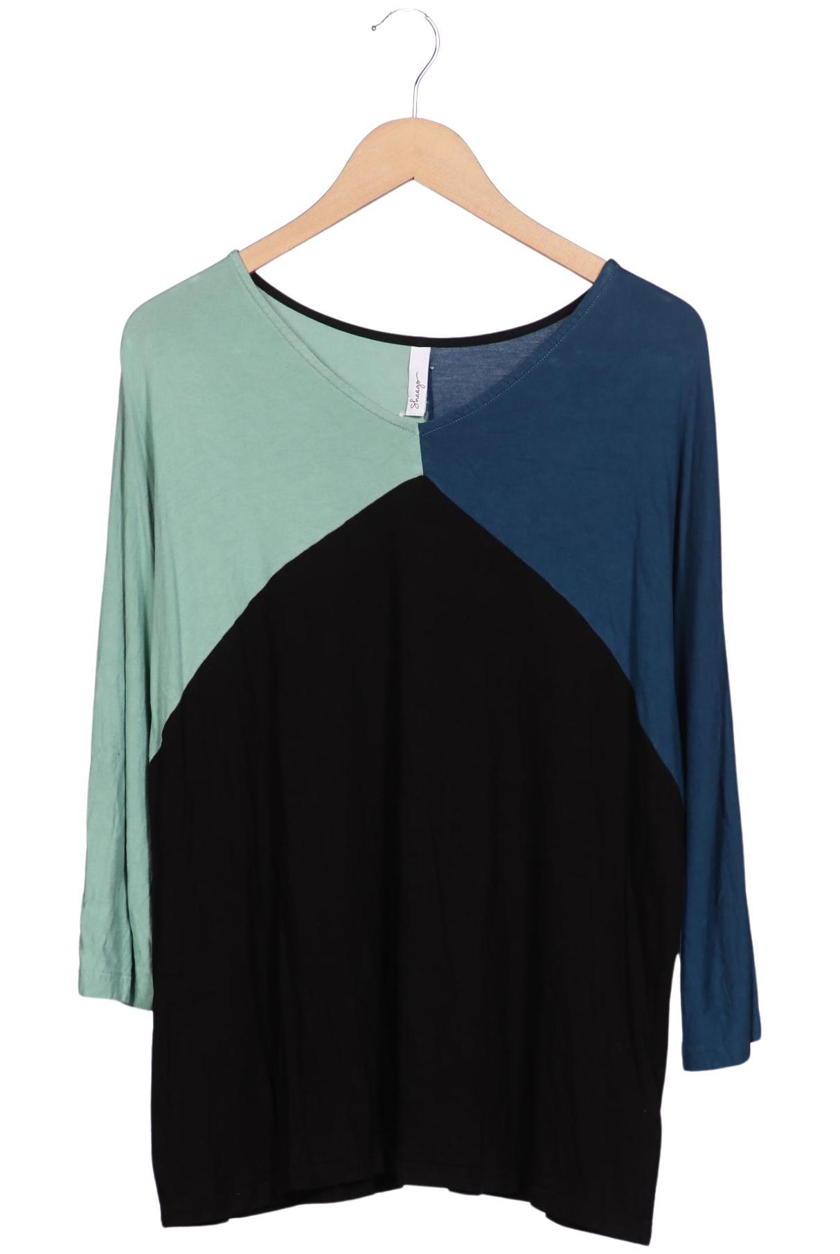 

sheego Damen Langarmshirt, mehrfarbig, Gr. 52