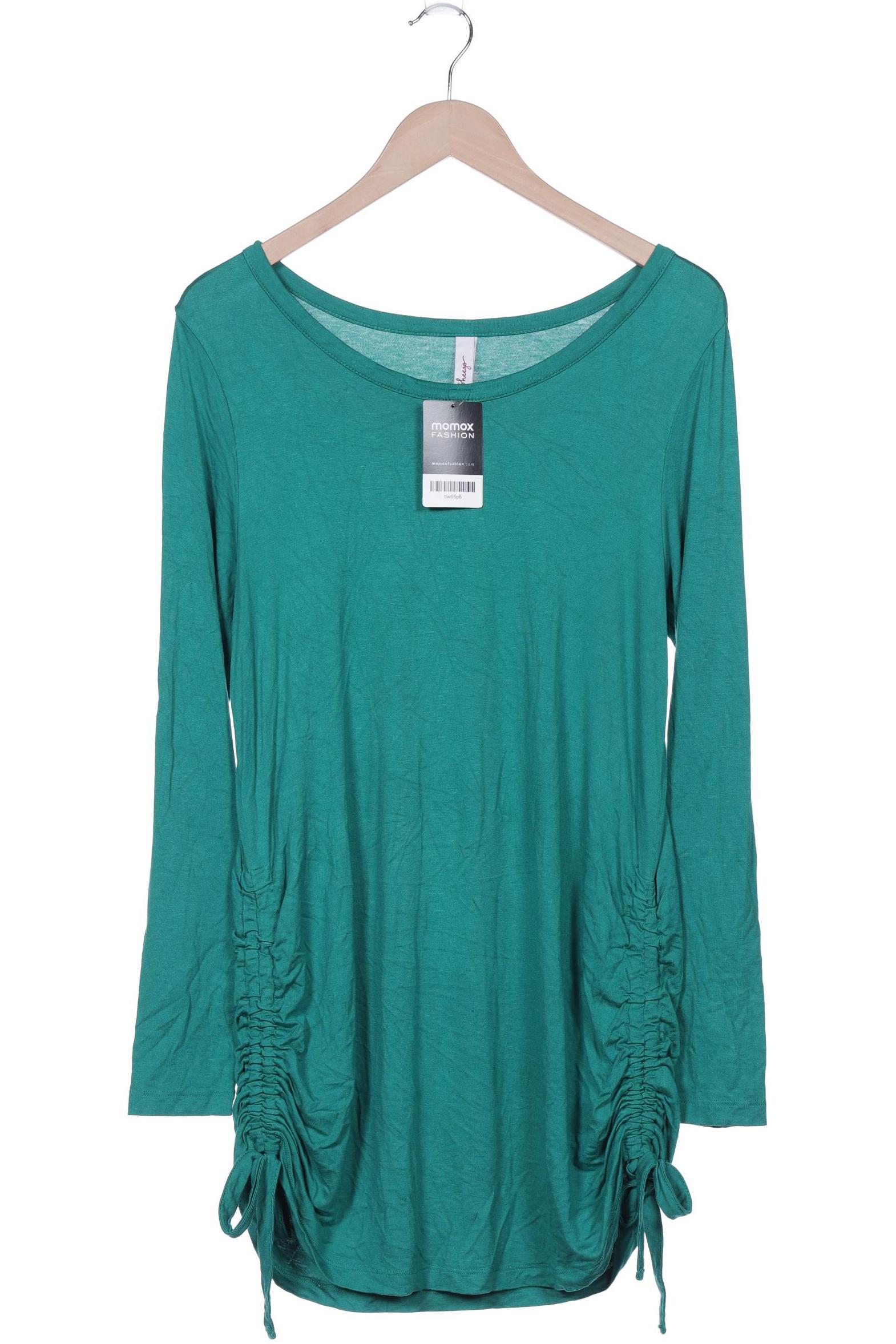 

sheego Damen Langarmshirt, grün, Gr. 40