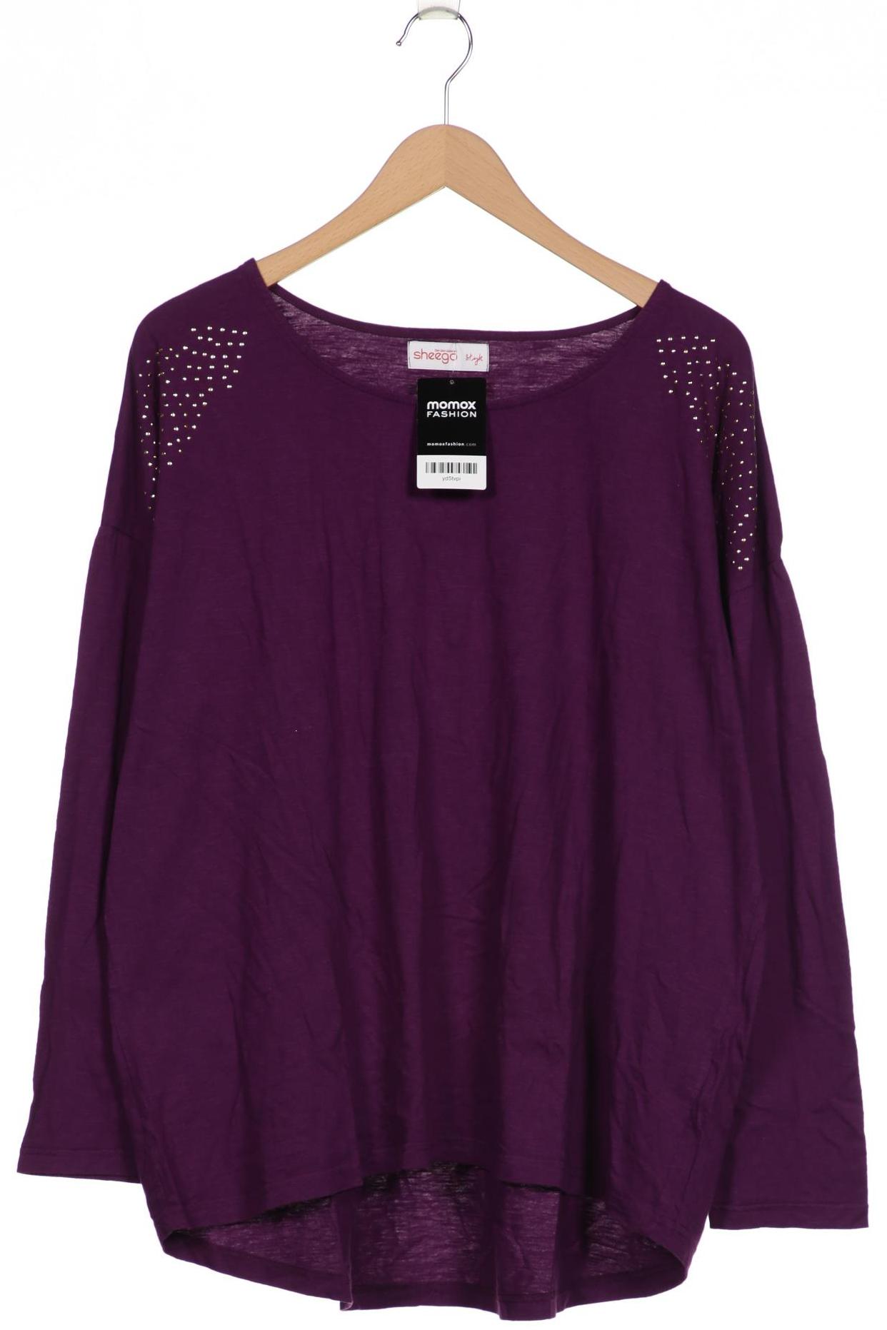 

sheego Damen Langarmshirt, flieder
