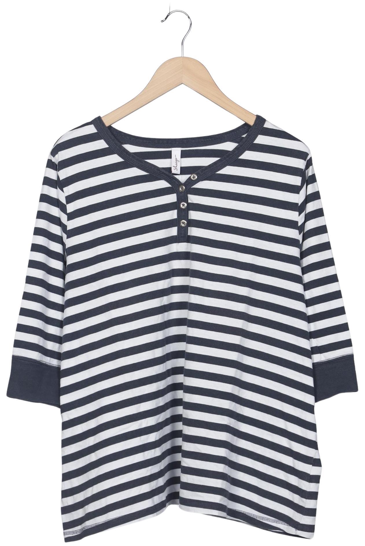 

sheego Damen Langarmshirt, mehrfarbig, Gr. 48