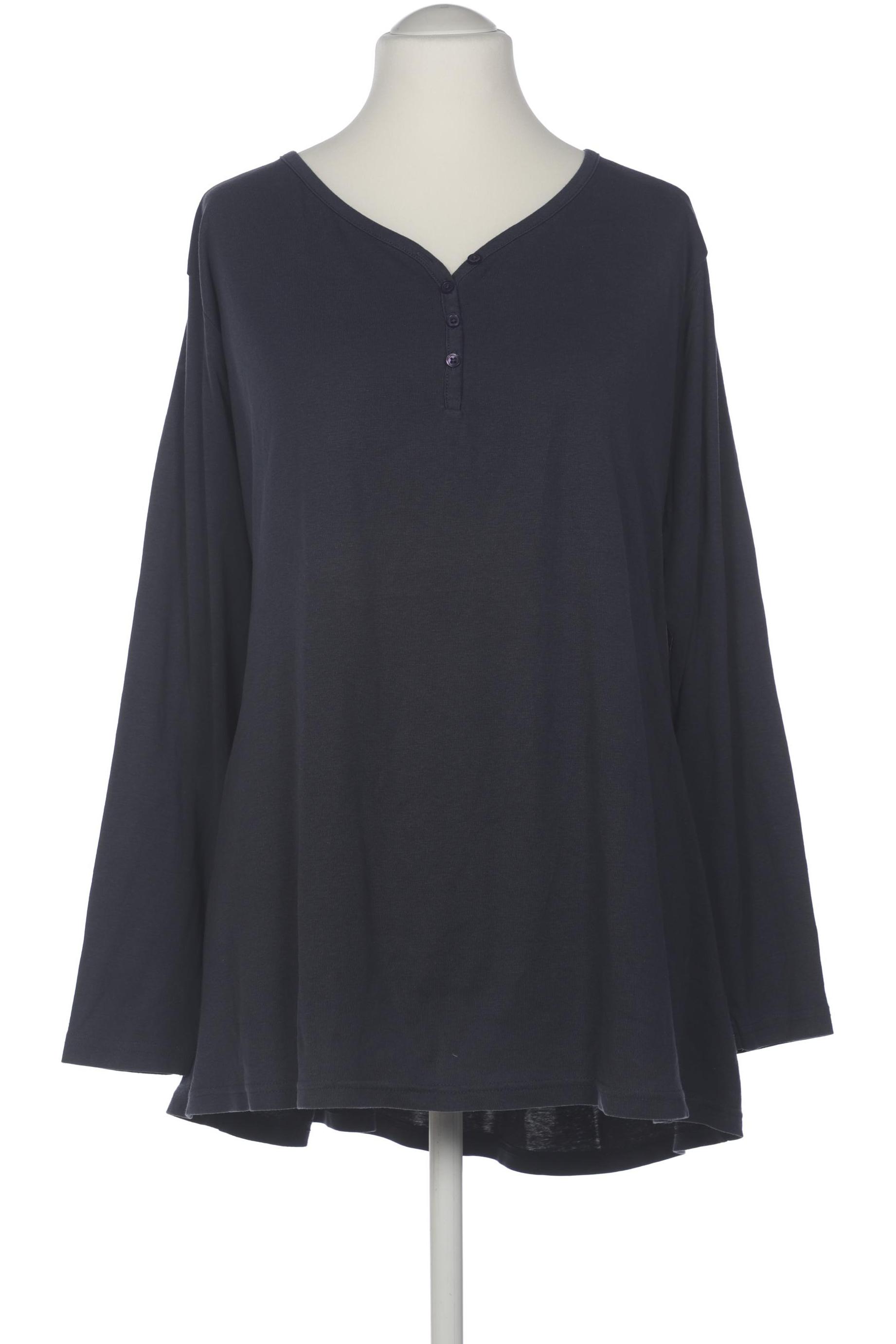 

sheego Damen Langarmshirt, grau, Gr. 56
