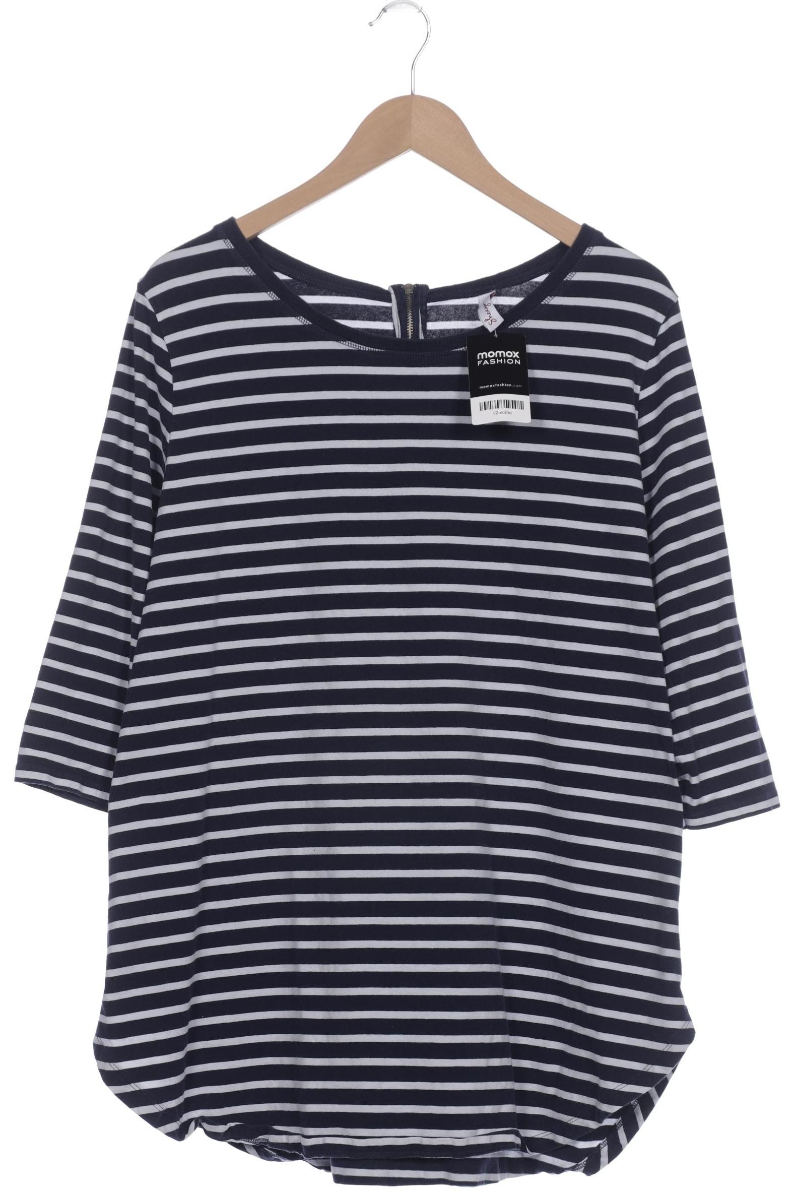 

sheego Damen Langarmshirt, marineblau, Gr. 44