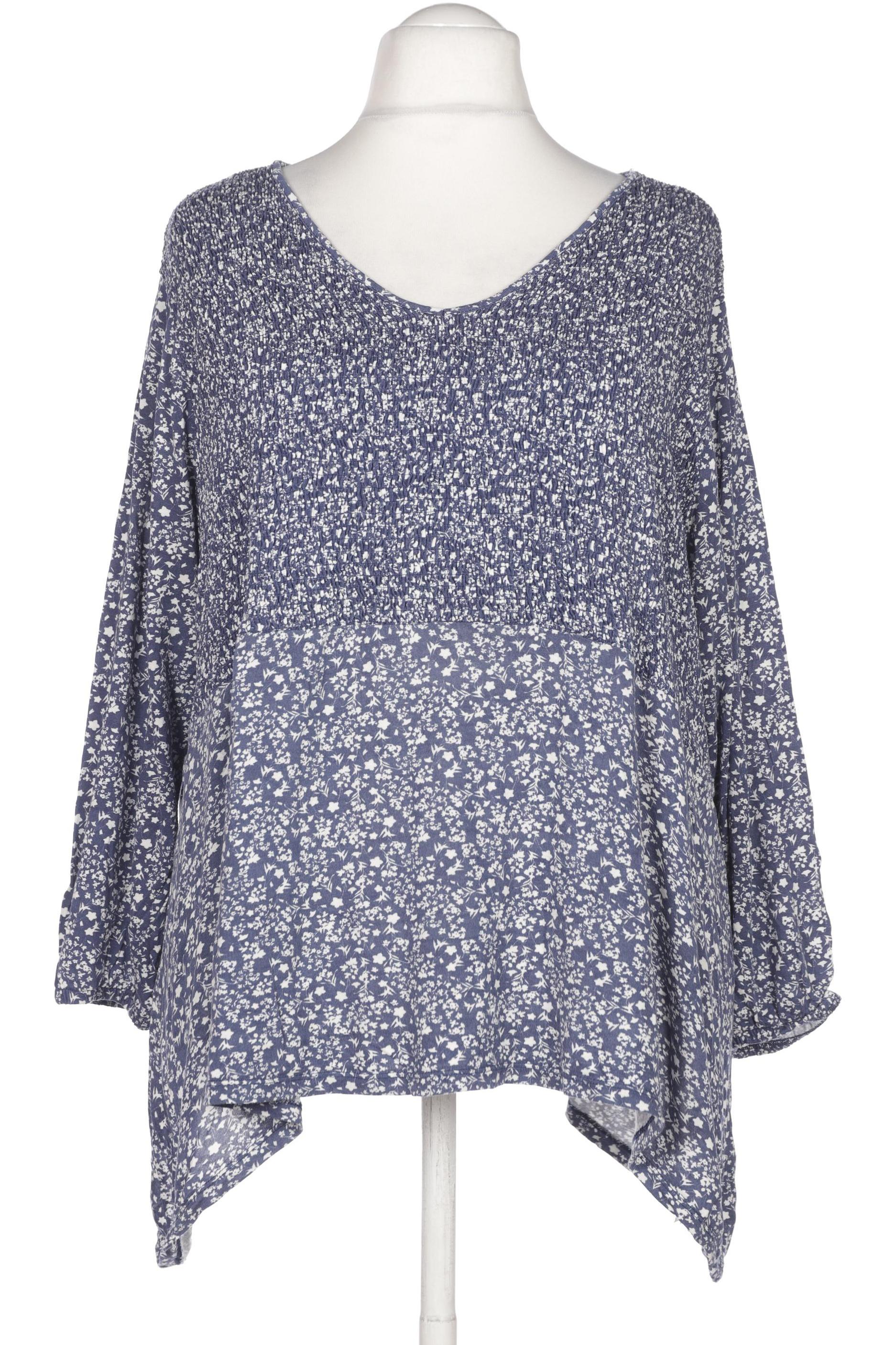 

sheego Damen Langarmshirt, marineblau, Gr. 56