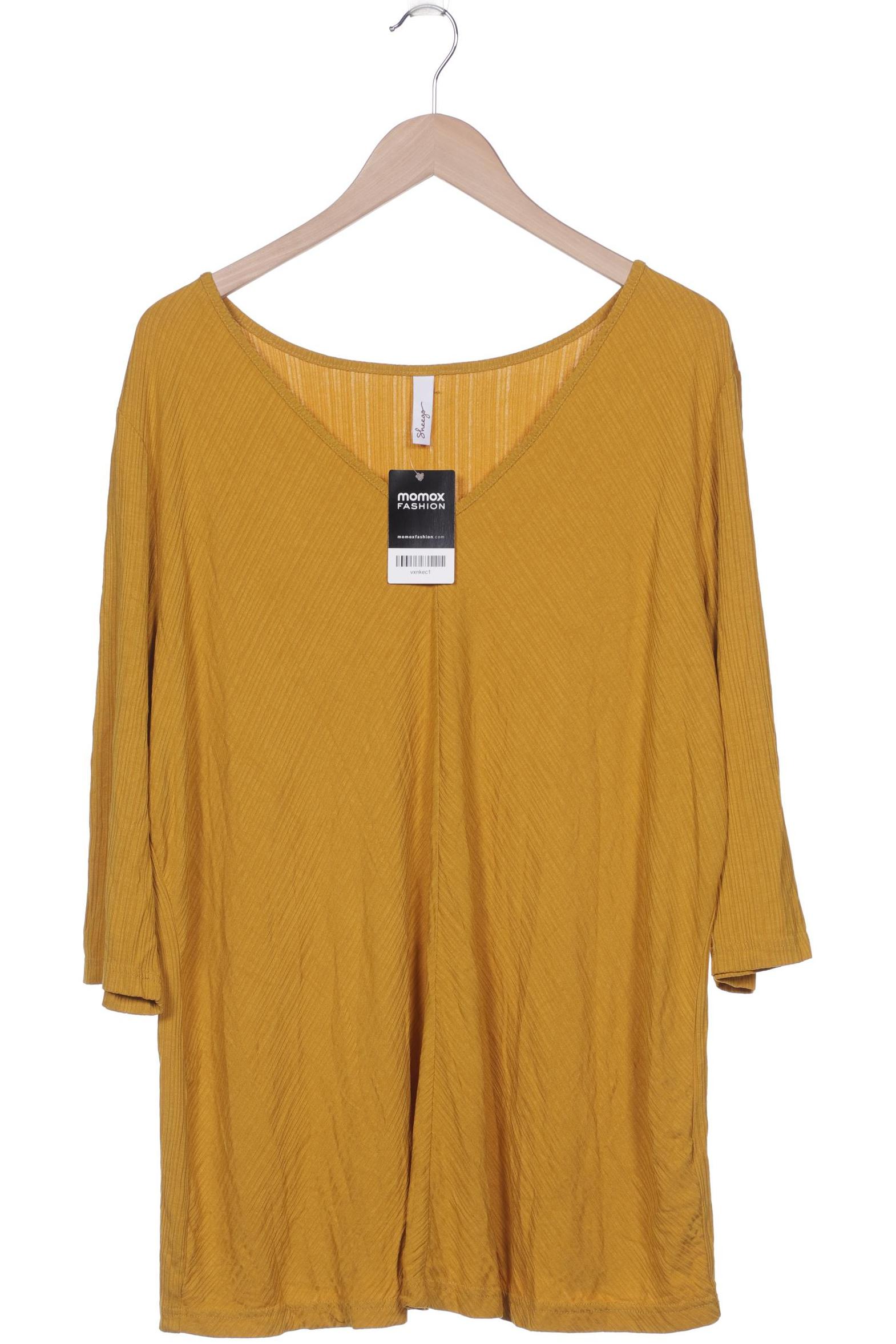 

sheego Damen Langarmshirt, gelb