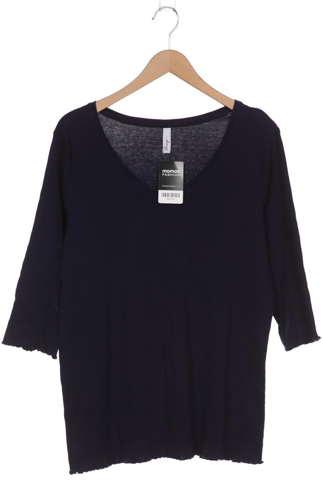 

sheego Damen Langarmshirt, marineblau
