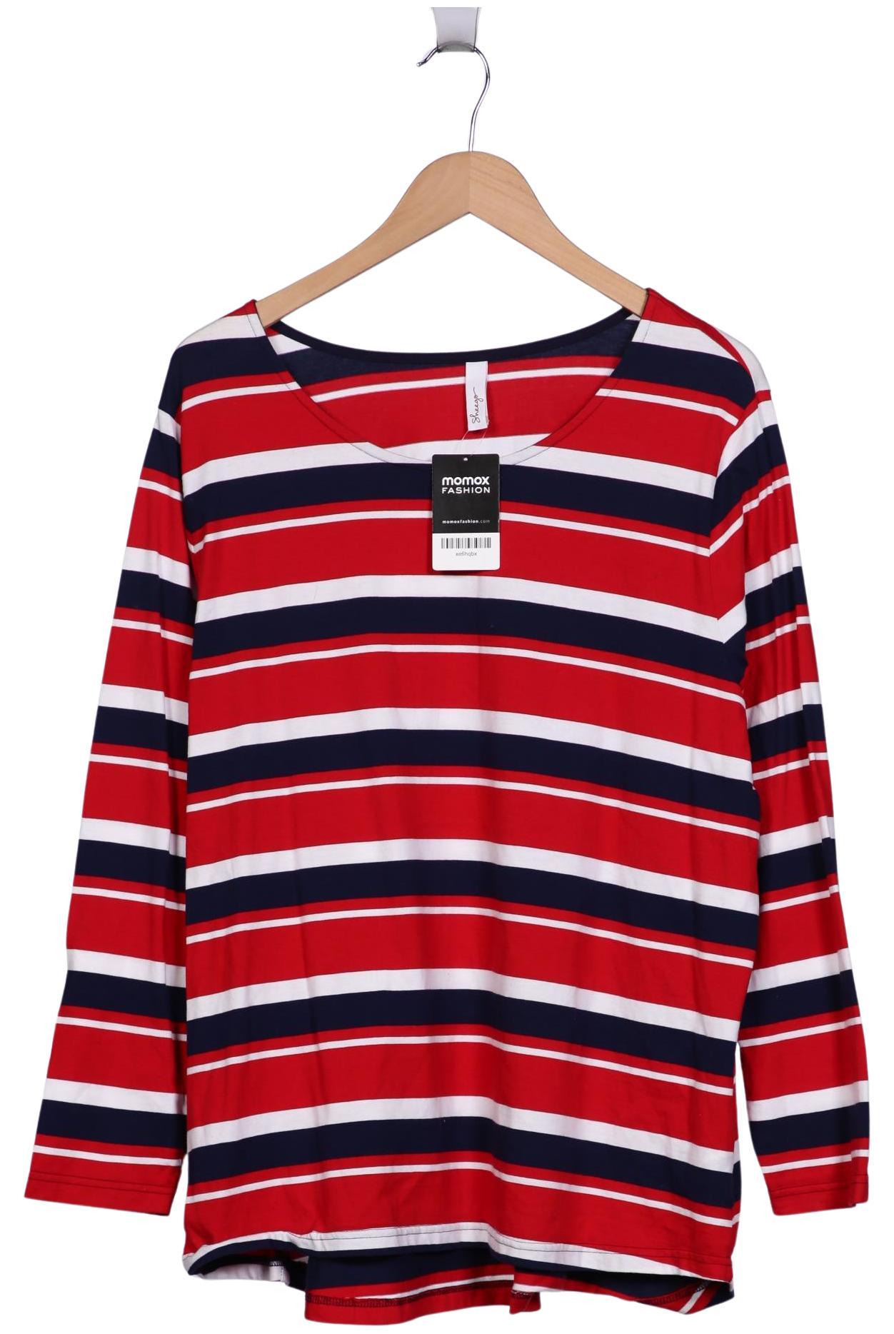 

sheego Damen Langarmshirt, rot, Gr. 48