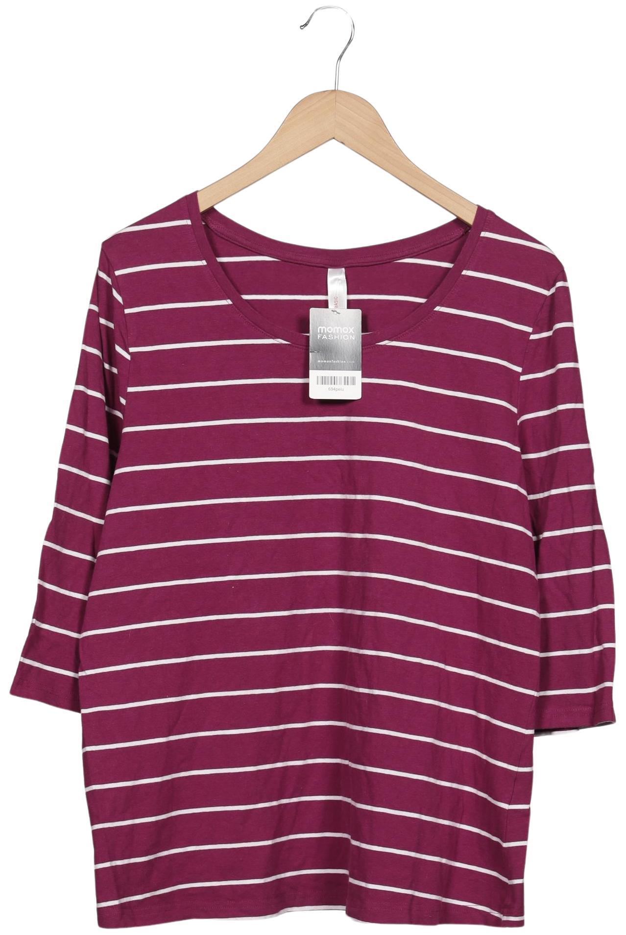 

sheego Damen Langarmshirt, pink, Gr. 44