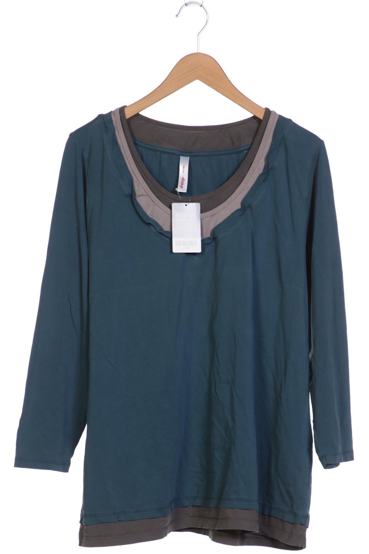 

sheego Damen Langarmshirt, türkis