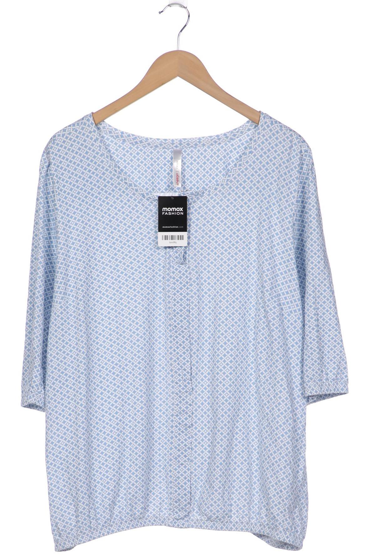 

sheego Damen Langarmshirt, hellblau