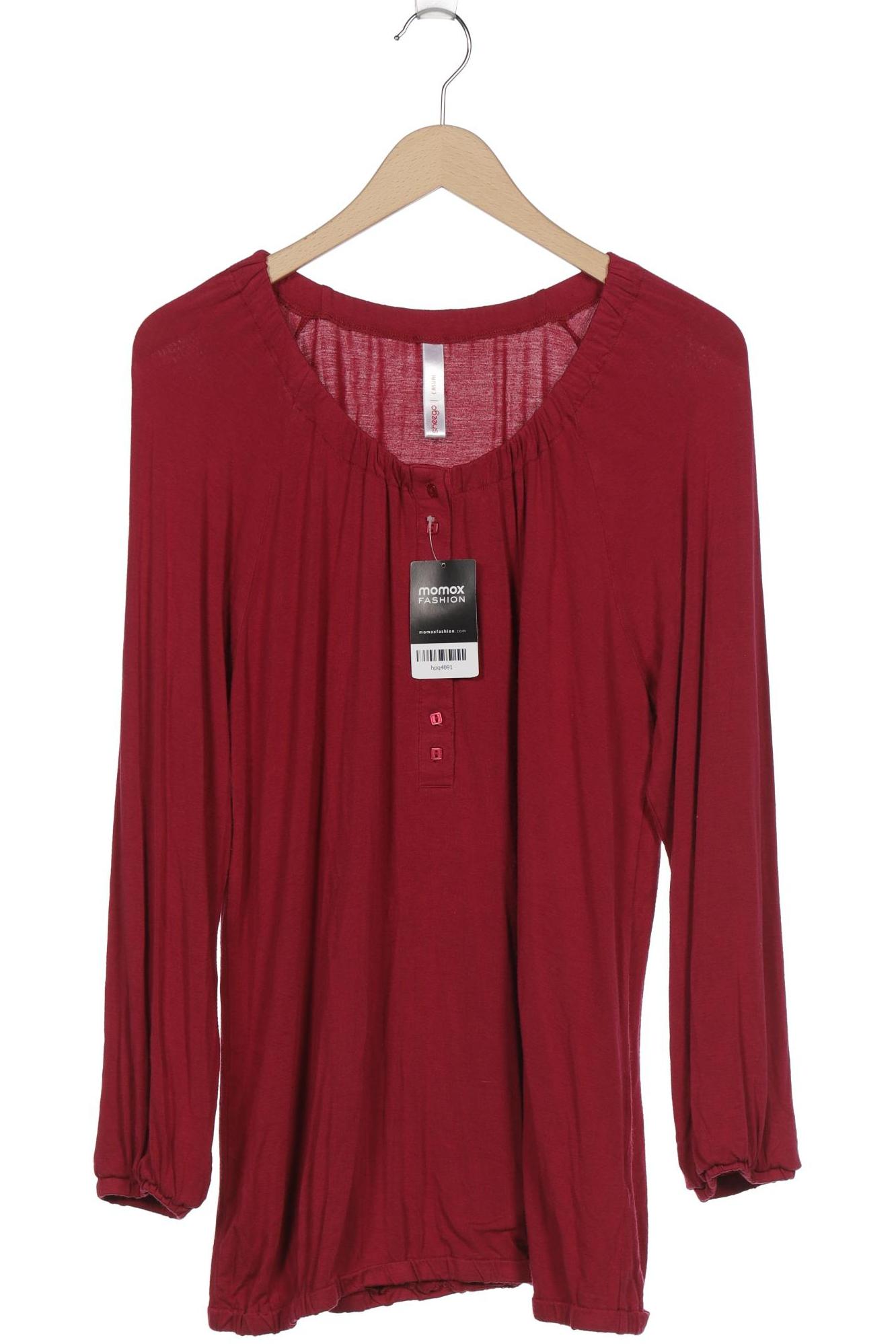 

sheego Damen Langarmshirt, bordeaux
