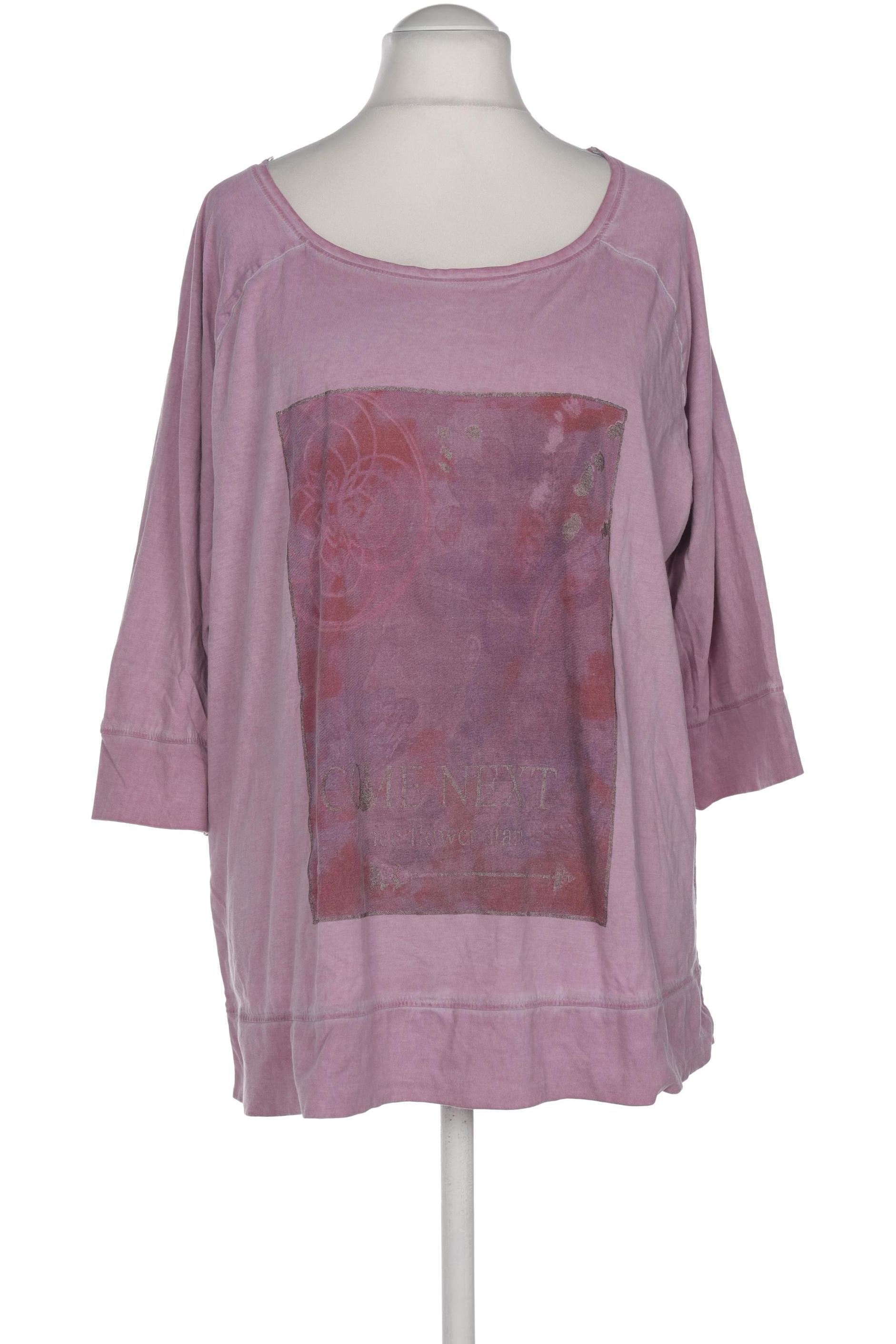 

sheego Damen Langarmshirt, pink, Gr. 52