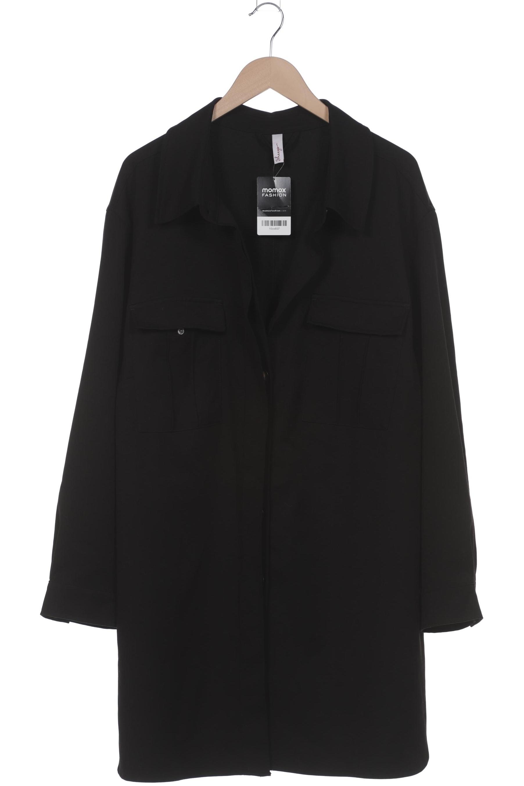 

sheego Damen Mantel, schwarz, Gr. 52