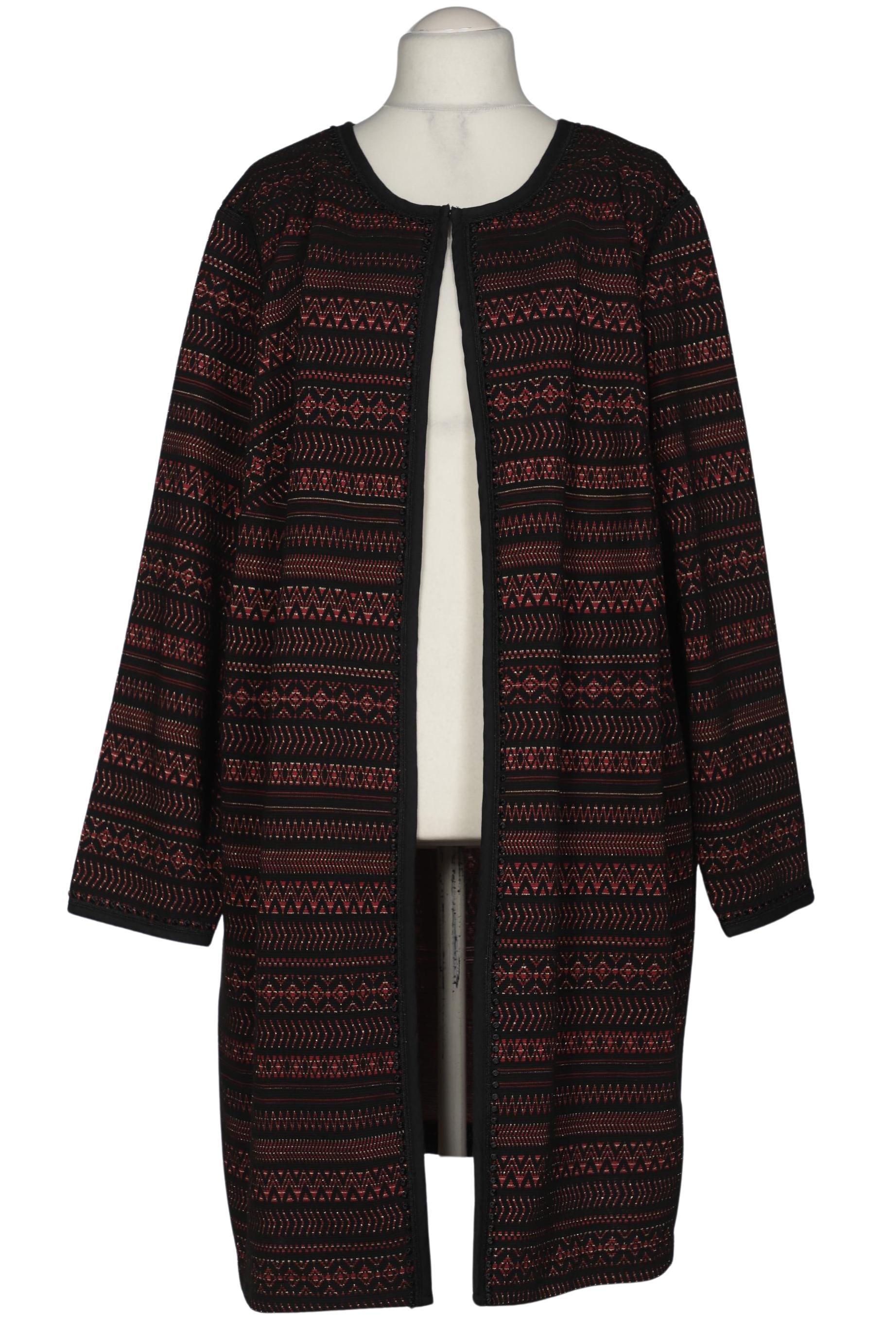 

sheego Damen Mantel, schwarz, Gr. 54