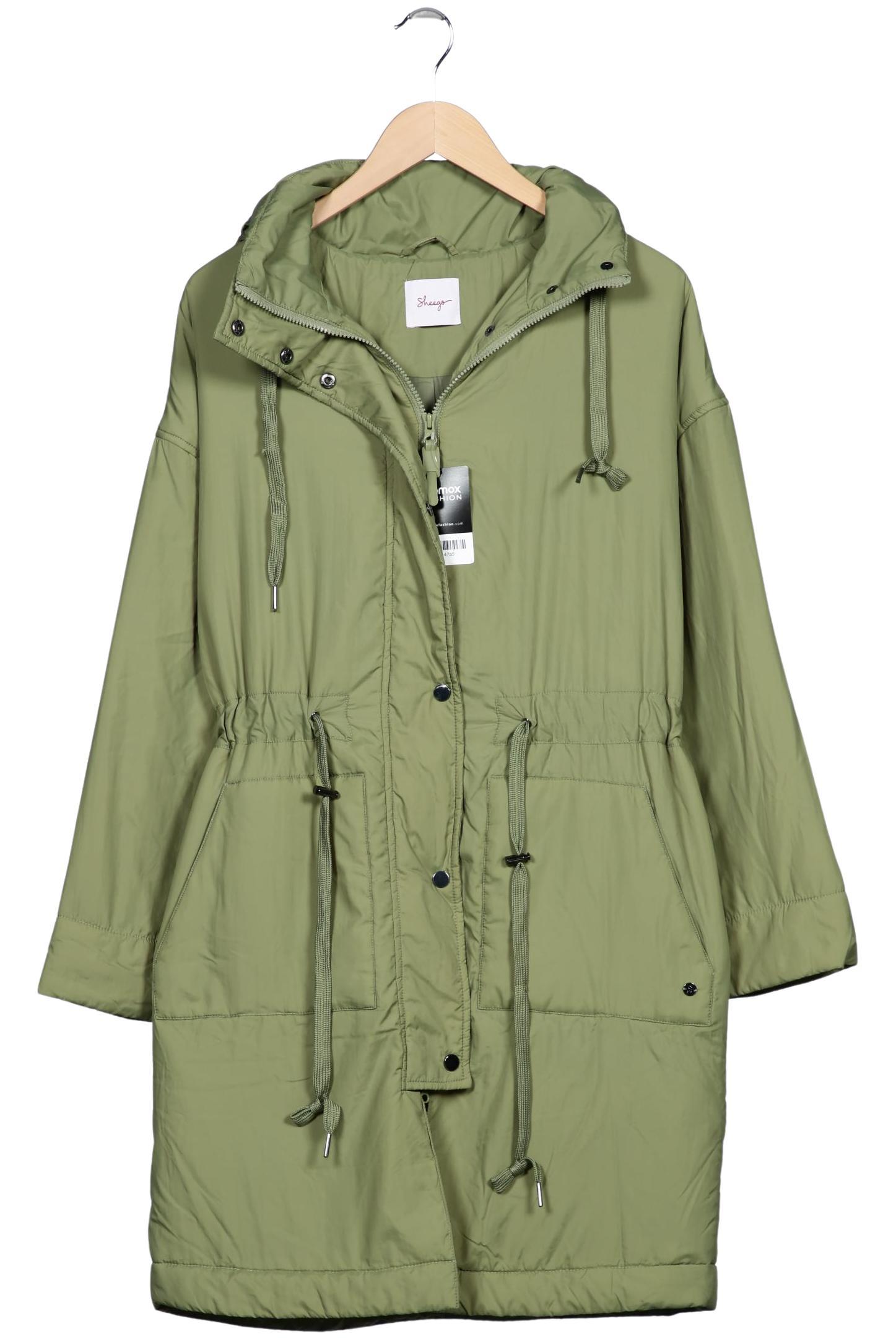 

sheego Damen Mantel, grün, Gr. 44