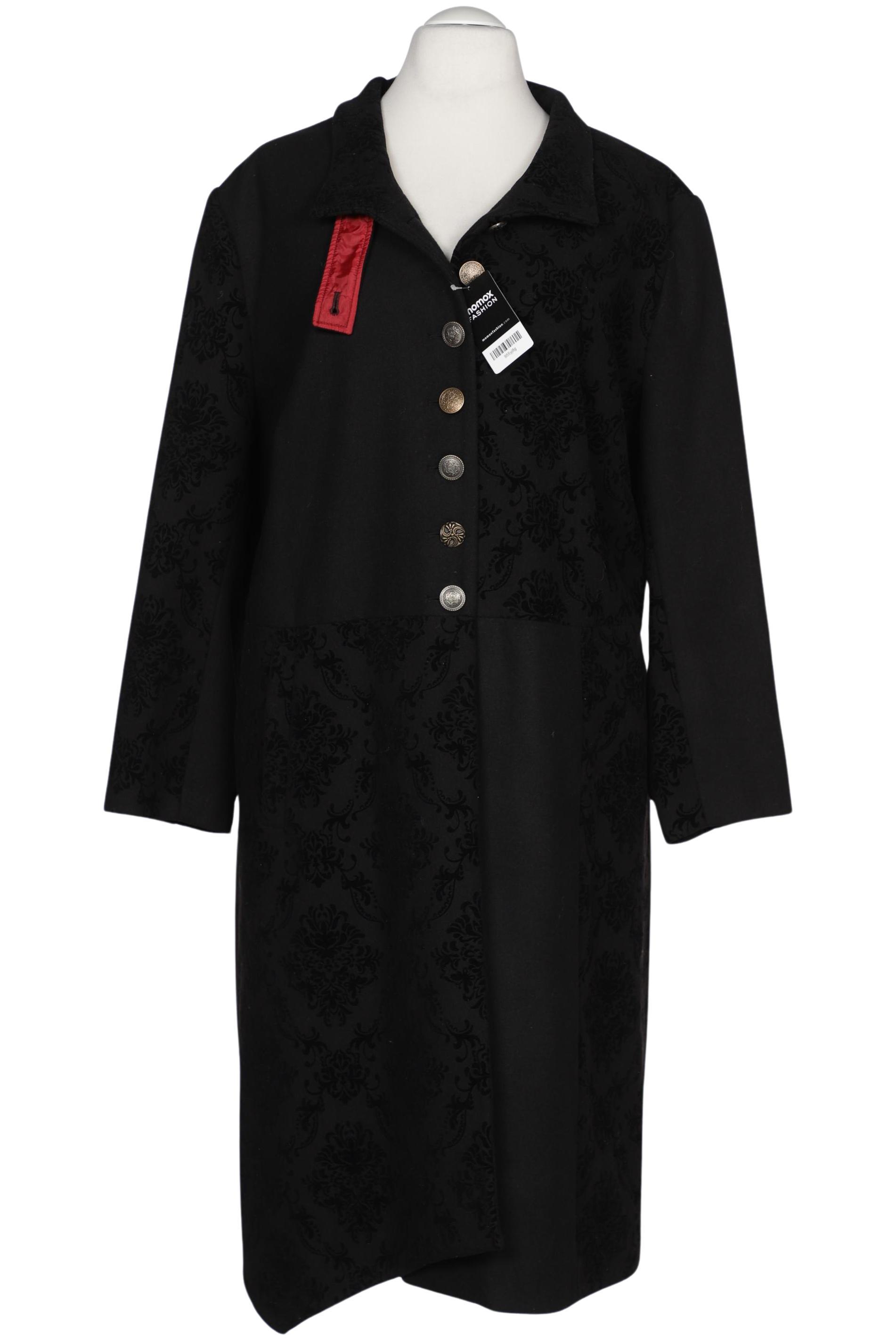 

sheego Damen Mantel, schwarz, Gr. 56